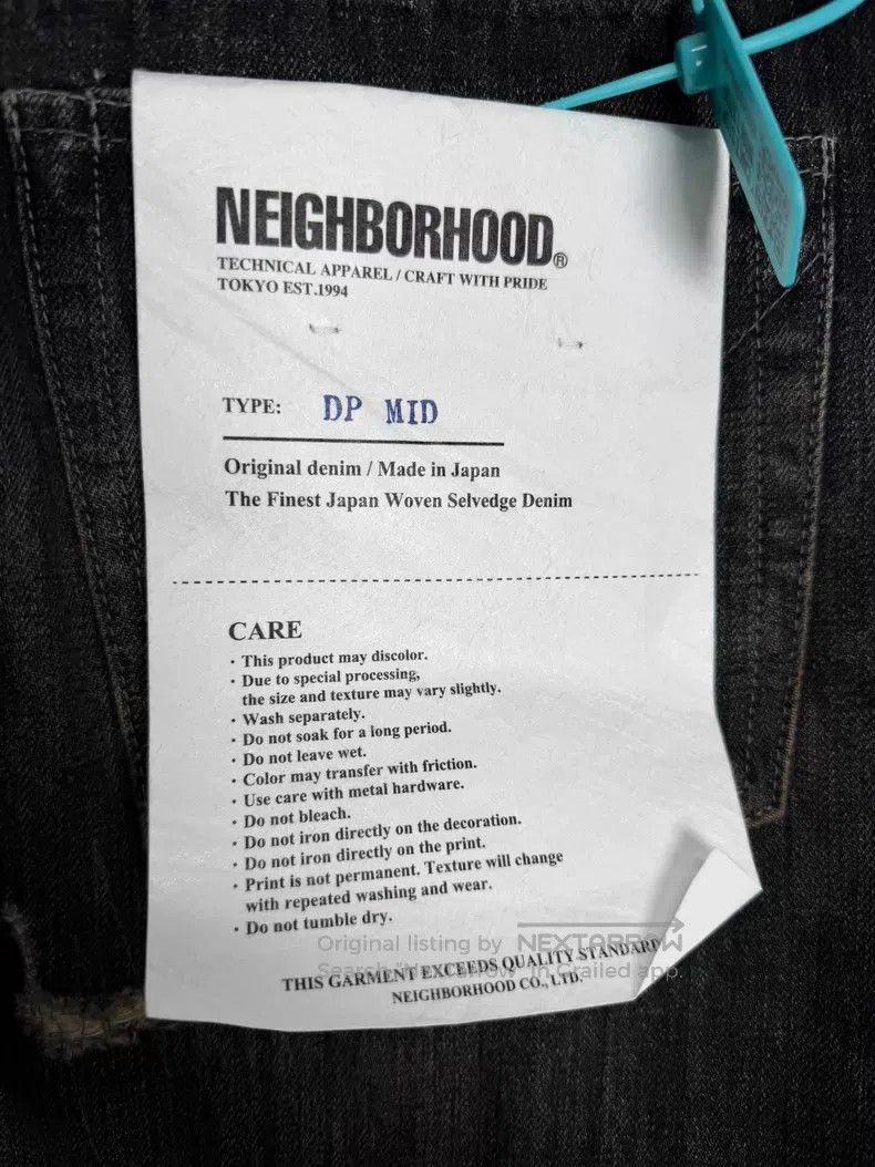 Neighborhood Neighborhood size M Bull King Washed Destroyed Denim Jeans Size US 27 - 5 Thumbnail