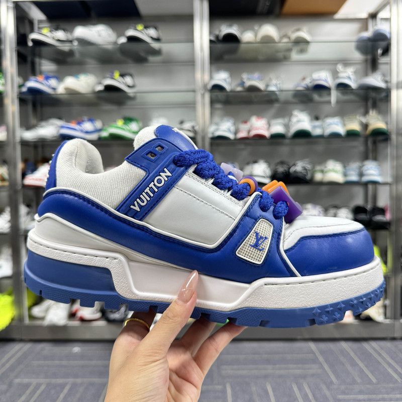 Louis Vuitton Louis Vuitton Trainer Maxi Leather Sneakers -2508 Size US 8 / EU 41 - 7 Thumbnail