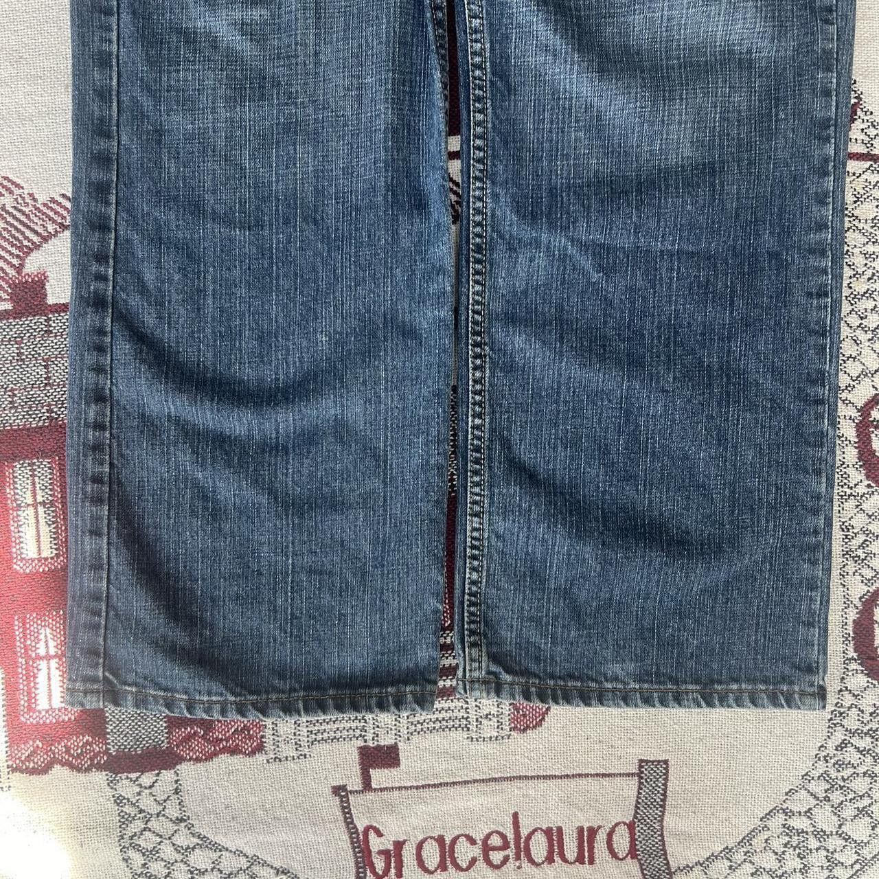 Vintage Vintage Y2K/2000s Super Baggy Dark Wash Skater Style Workwear Grunge denim Jeans Size US 38 / EU 54 - 5 Thumbnail