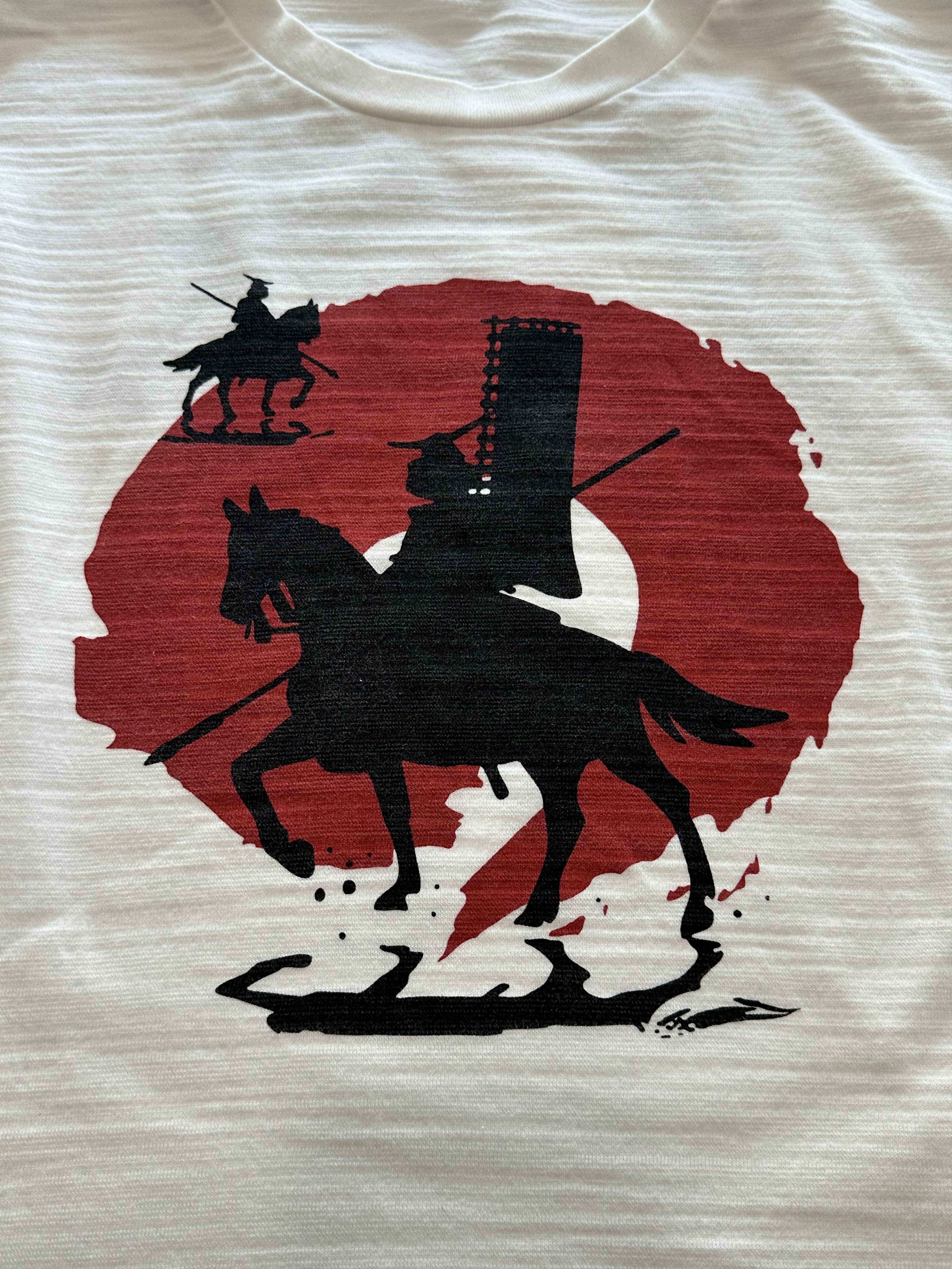 Other Samurai White T-shirt Vintage Japanese Anime 2XL Textured Size US XL / EU 56 / 4 - 2 Thumbnail