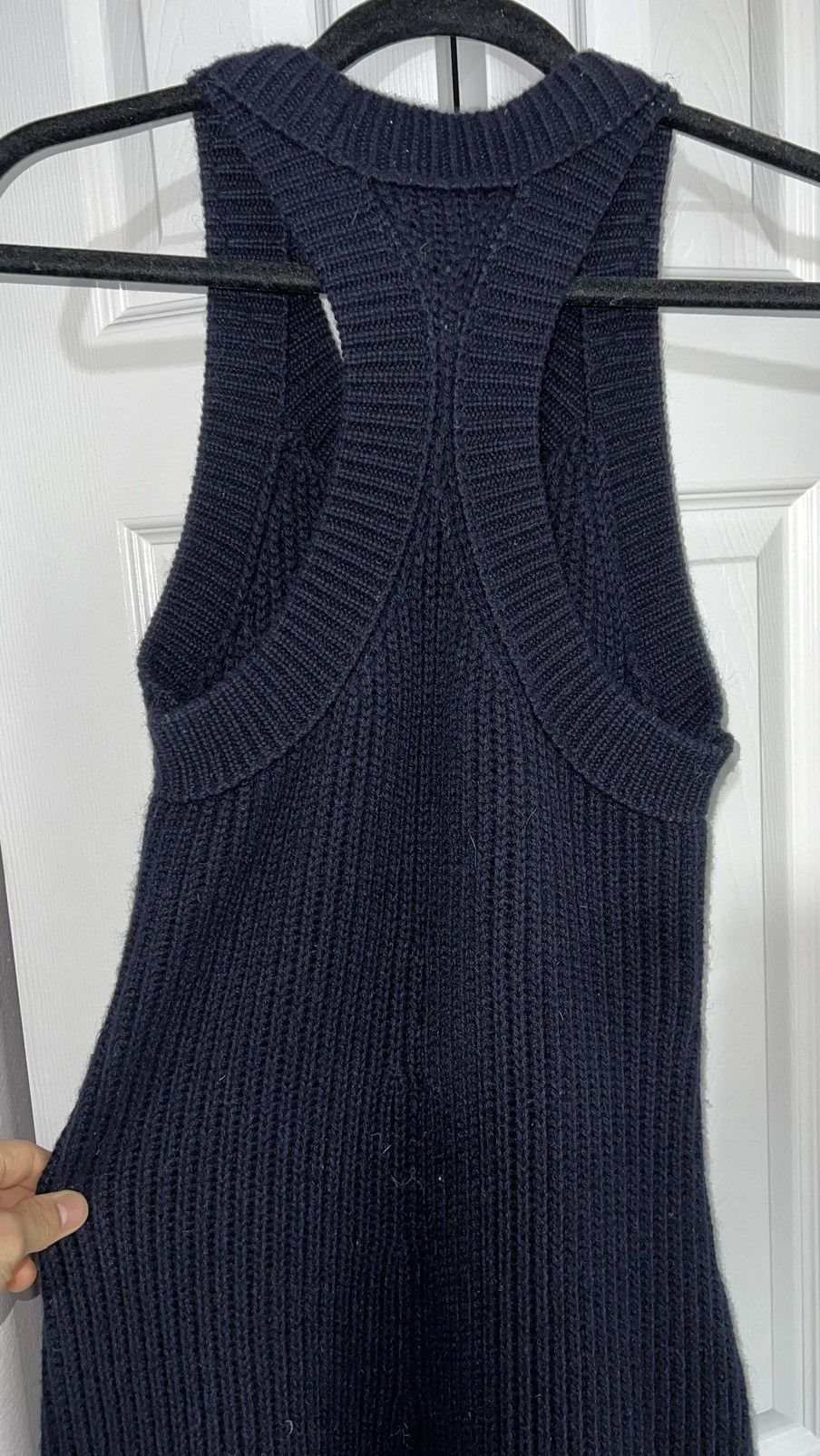 Yohji Yamamoto Yohji Yamamoto Heavy Wool Knitted Sweater Pocket Dress Size XS / US 0-2 / IT 36-38 - 2 Thumbnail