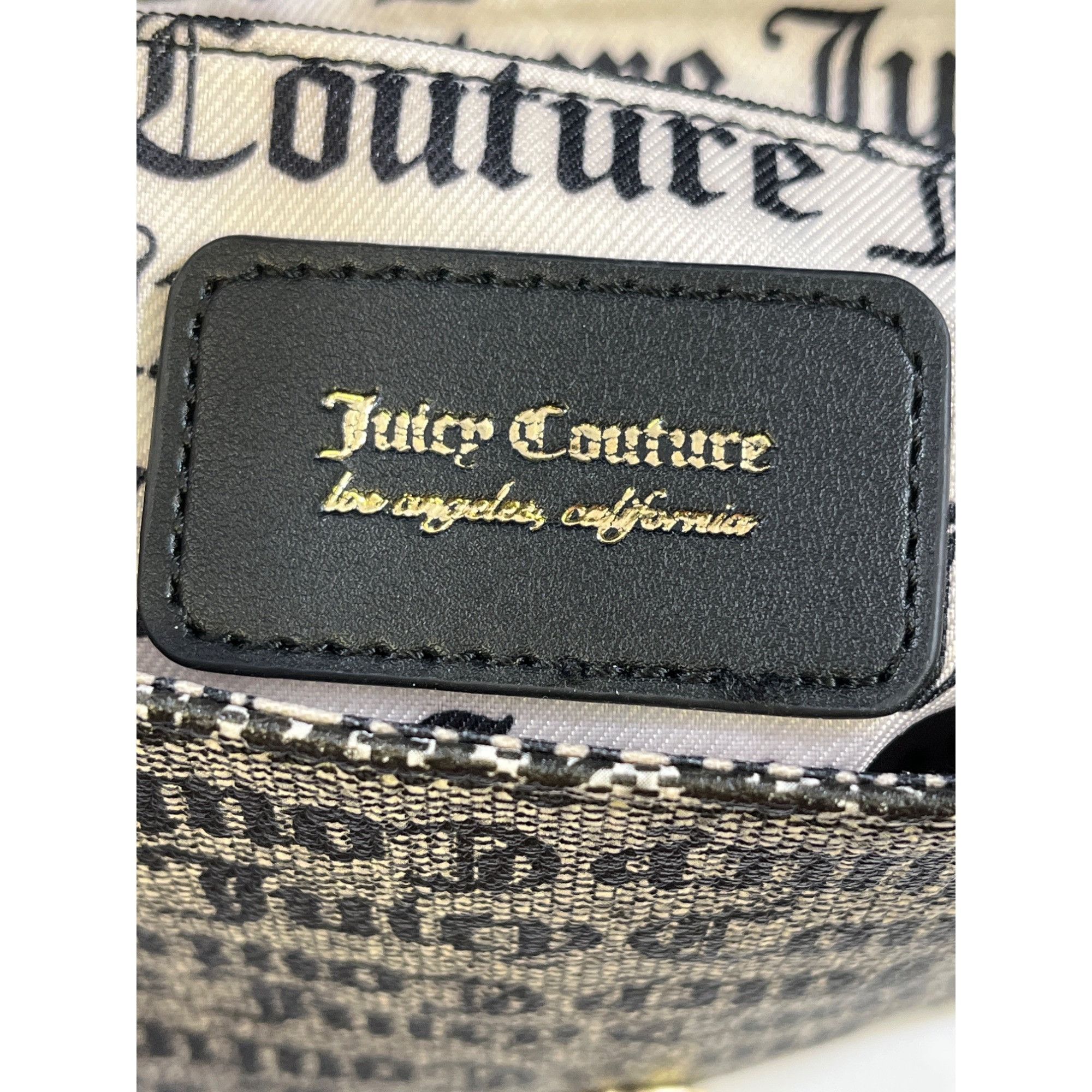 Juicy Couture Juicy Couture Women's Grey & Black Logo Crossbody Bag SKU 63 Size ONE SIZE - 7 Thumbnail