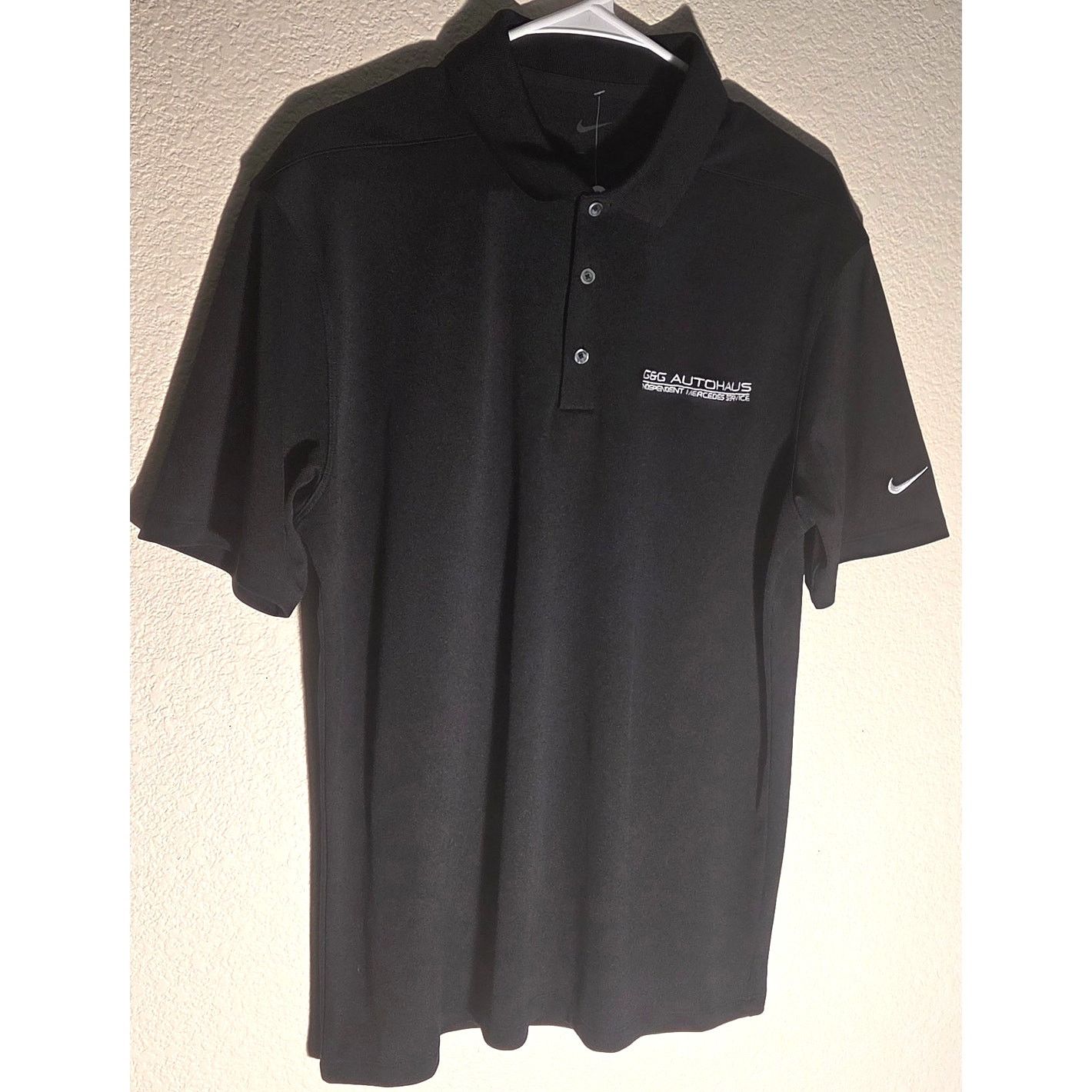 Nike Men's Large Black Nike G&G Autohaus Polo Shirt Size US L / EU 52-54 / 3 - 2 Thumbnail