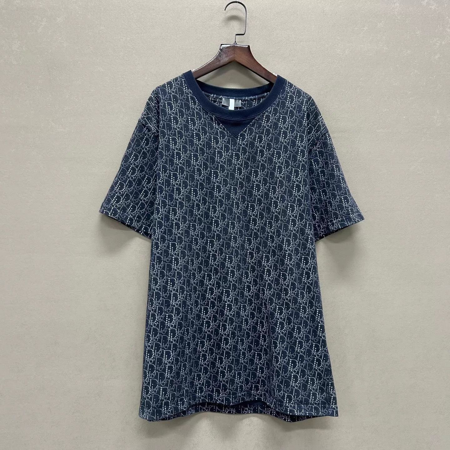 Dior Dior Blue Oblique Tshirt XL New w/Tags Size XL / US 12-14 / IT 48-50 - 1 Thumbnail