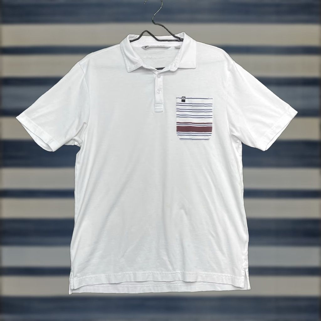 TravisMathew Travis Mathew Polo Shirt Mens Medium Golfing Short Sleeve Sports Performance Size US M / EU 48-50 / 2 - 1 Thumbnail