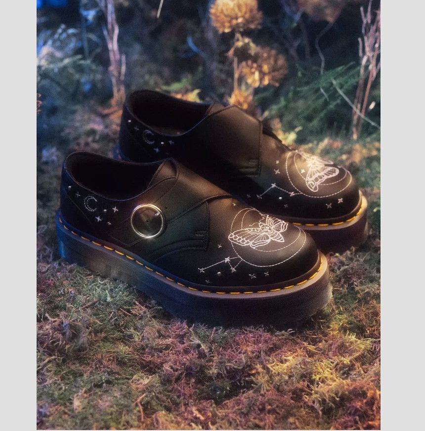 Dr. Martens Dr. Martens Celestial Moth Platform Monkstraps/ Derby Size US 7 / EU 40 - 3 Thumbnail