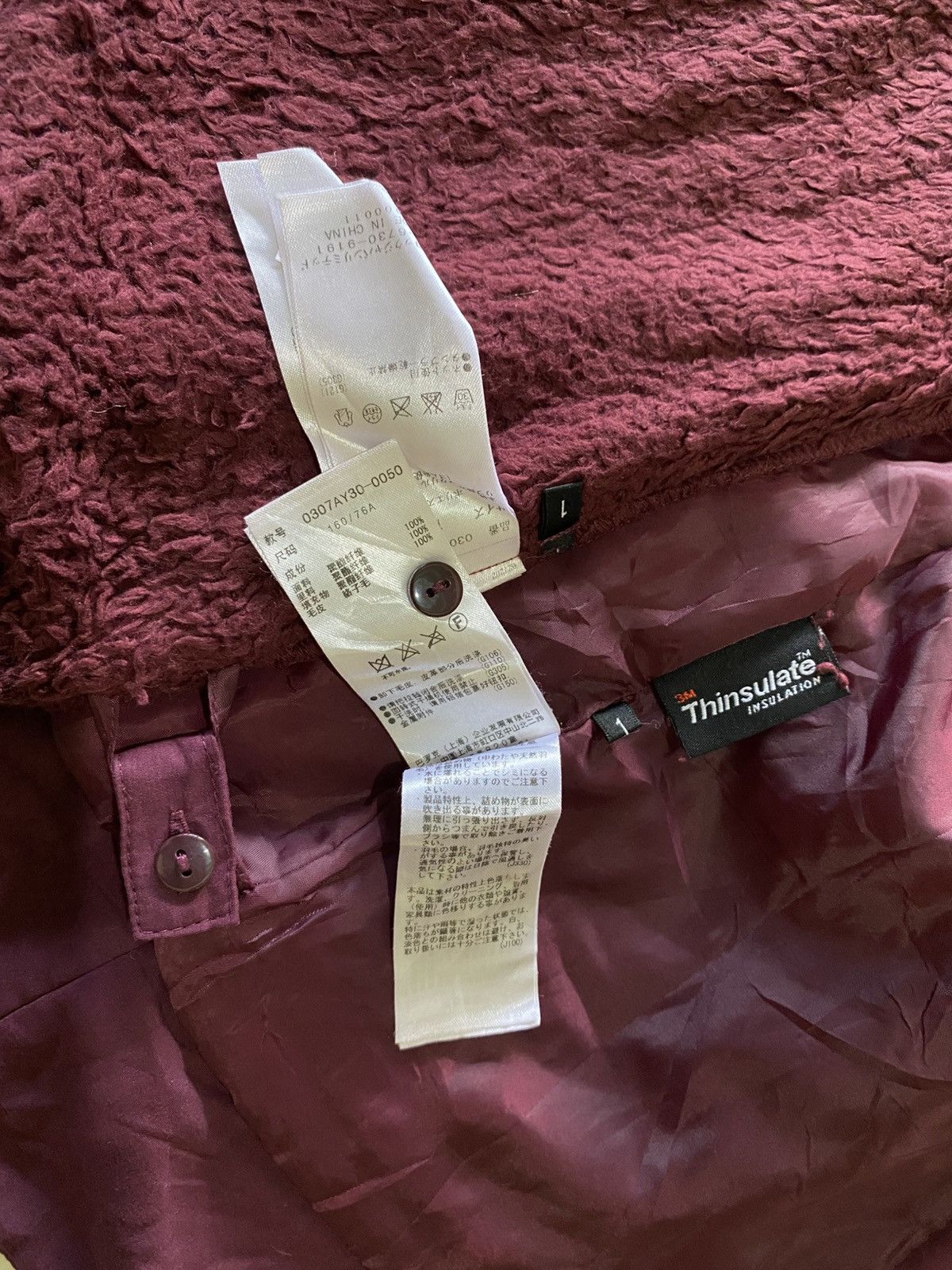 SLY Sly Burgundy Fur Hood Parka Jacket Winter Coat Toggle Button Size US S / EU 44-46 / 1 - 16 Thumbnail