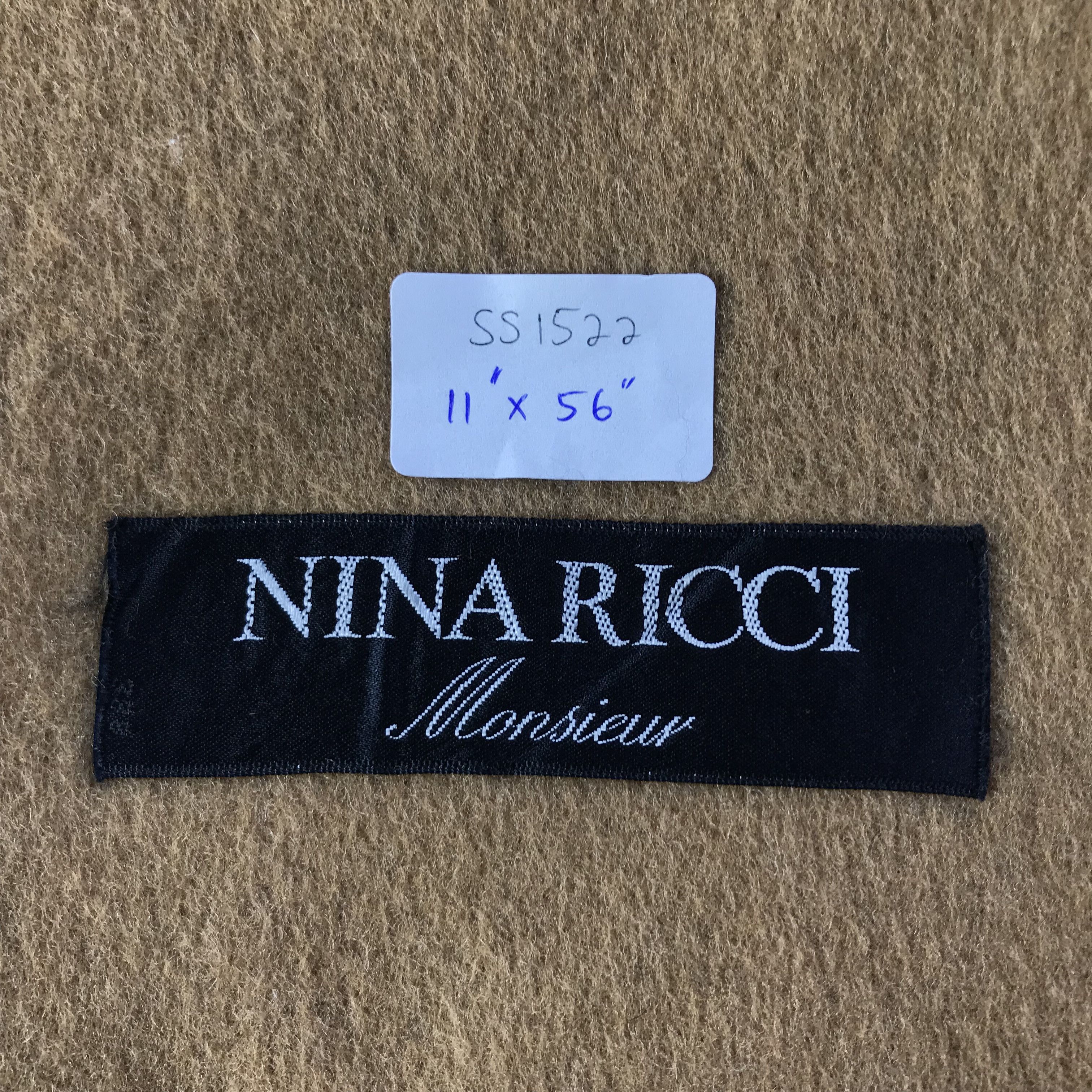 Nina Ricci × Vintage Nina Ricci Scarf / Muffler / Neckwear SS1522 Size ONE SIZE - 8 Thumbnail