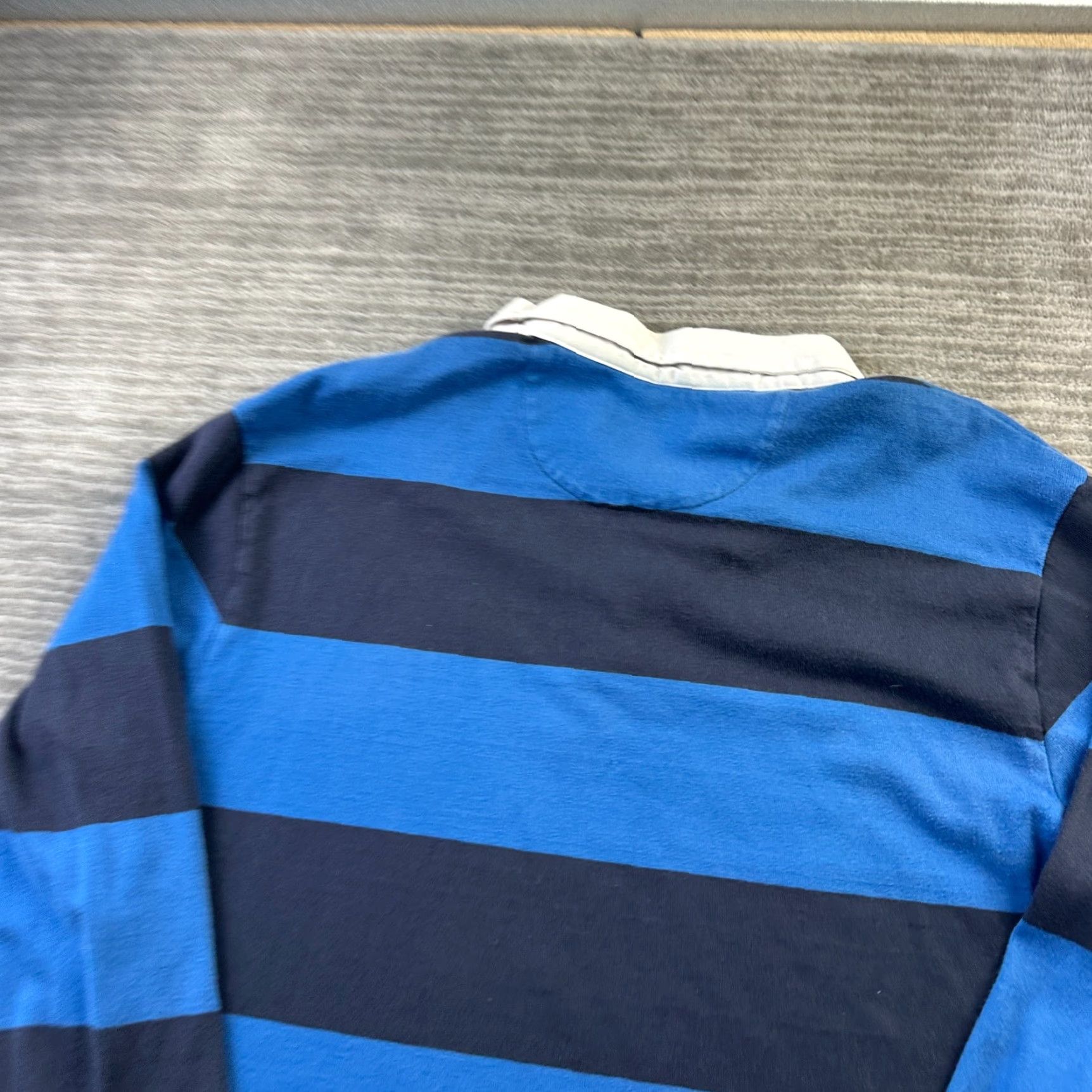 Chaps Chaps Rugby Shirt Mens Large Blue Orange Long Sleeve Polo Preppy Y2K Crest Size US XXL / EU 58 / 5 - 6 Thumbnail