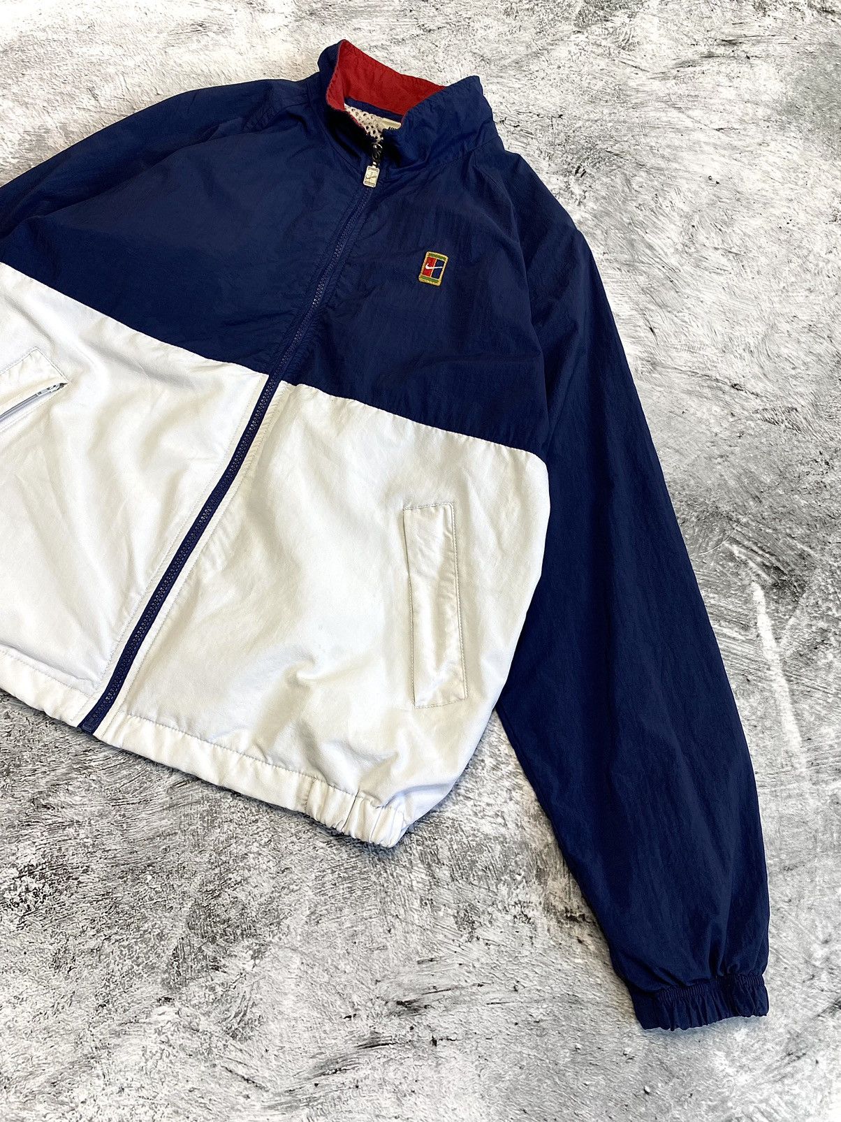 Nike × Vintage 🔥 Nike Court Track Jacket Vintage 90s 🔥( M ) Size US M / EU 48-50 / 2 - 4 Thumbnail