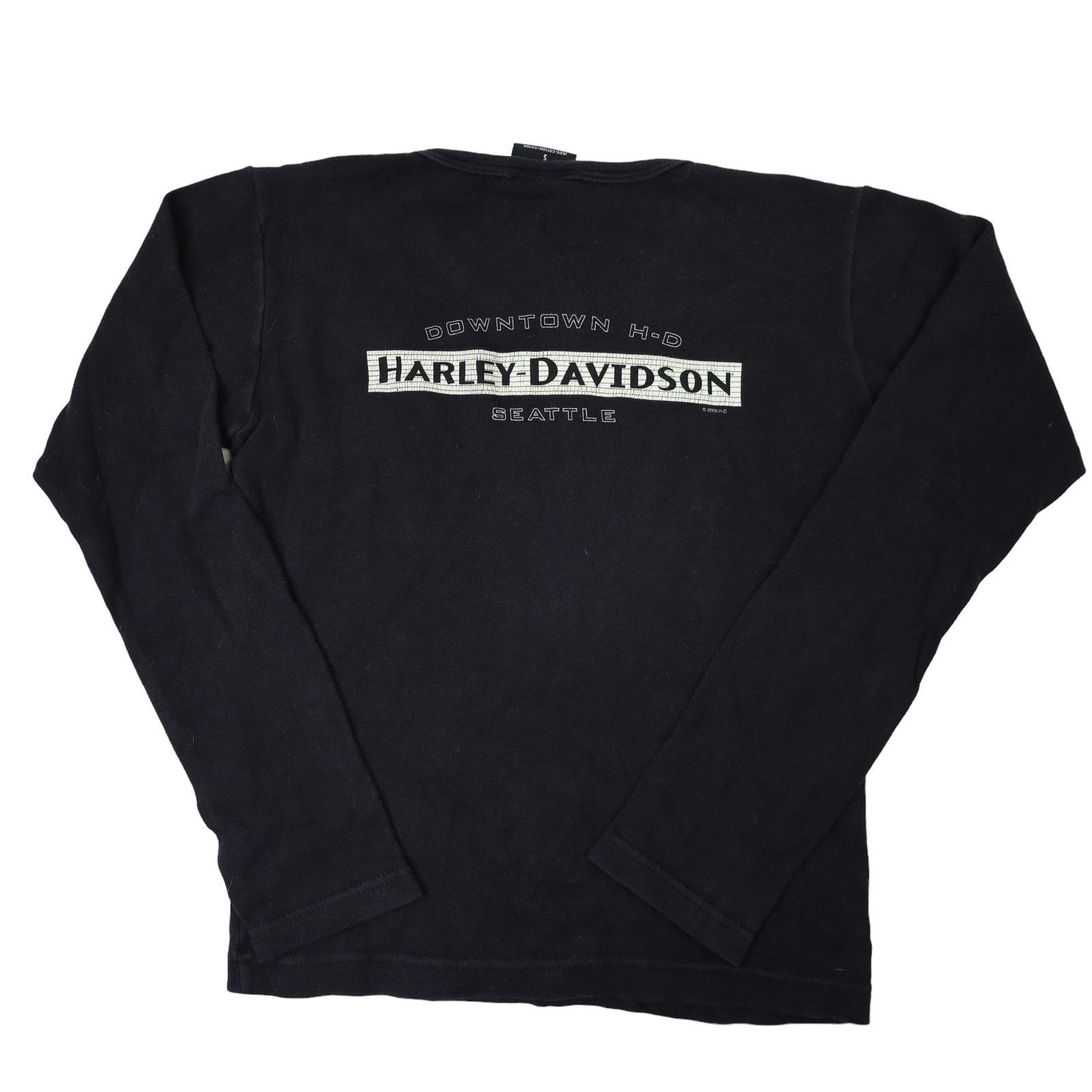 Harley Davidson × Vintage Vintage Harley Davidson Spellout Graphic T Shirt Size S / US 4 / IT 40 - 1 Thumbnail