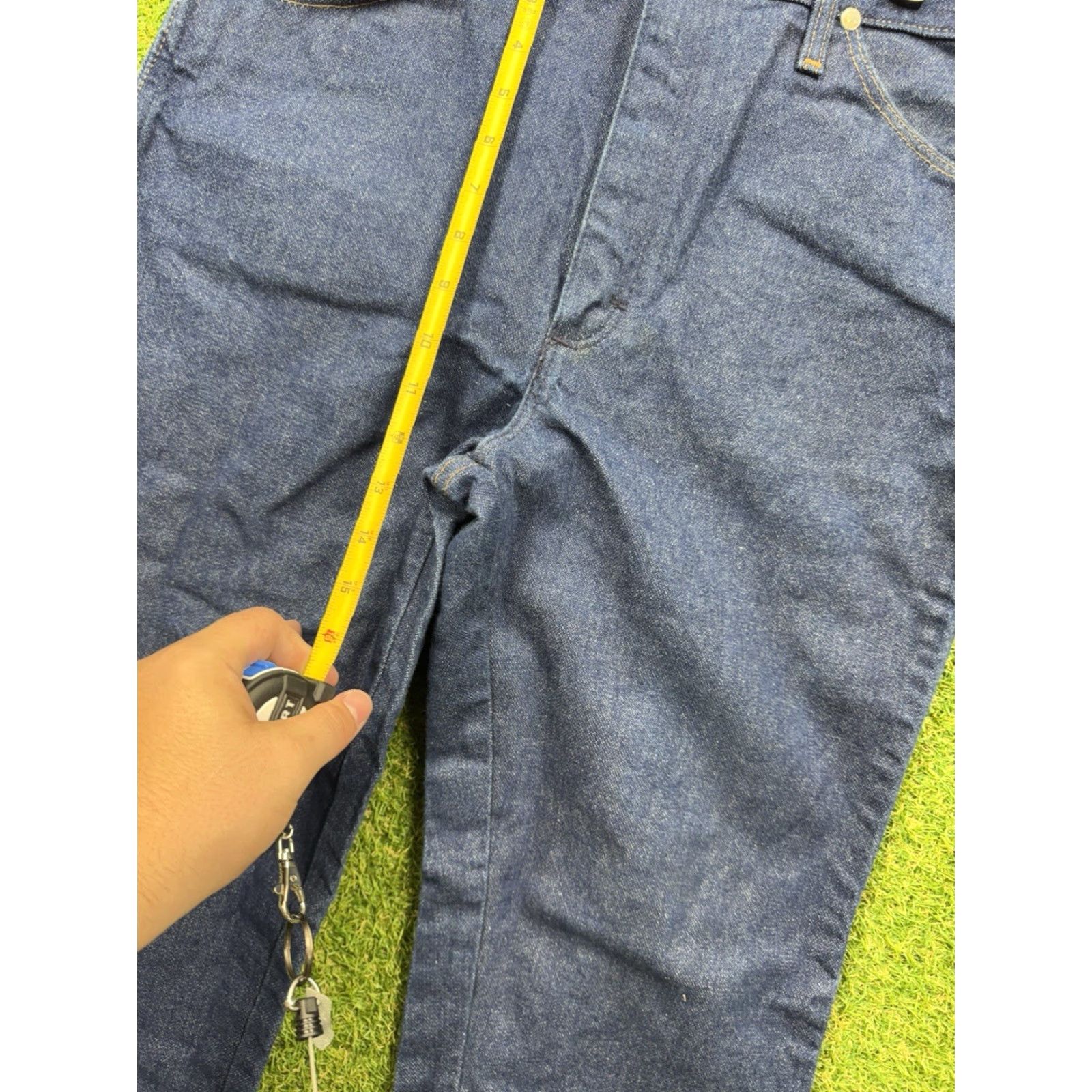 Wrangler Wrangler Jeans Mens 36x30 Blue Cowboy Cut Slim Fit 936PWD Denim Rodeo Western Jeans Mens Blue Wrangler Cowboy Cut Slim Fit 936PWD Denim Rodeo Western Size US 36 / EU 52 - 7 Thumbnail