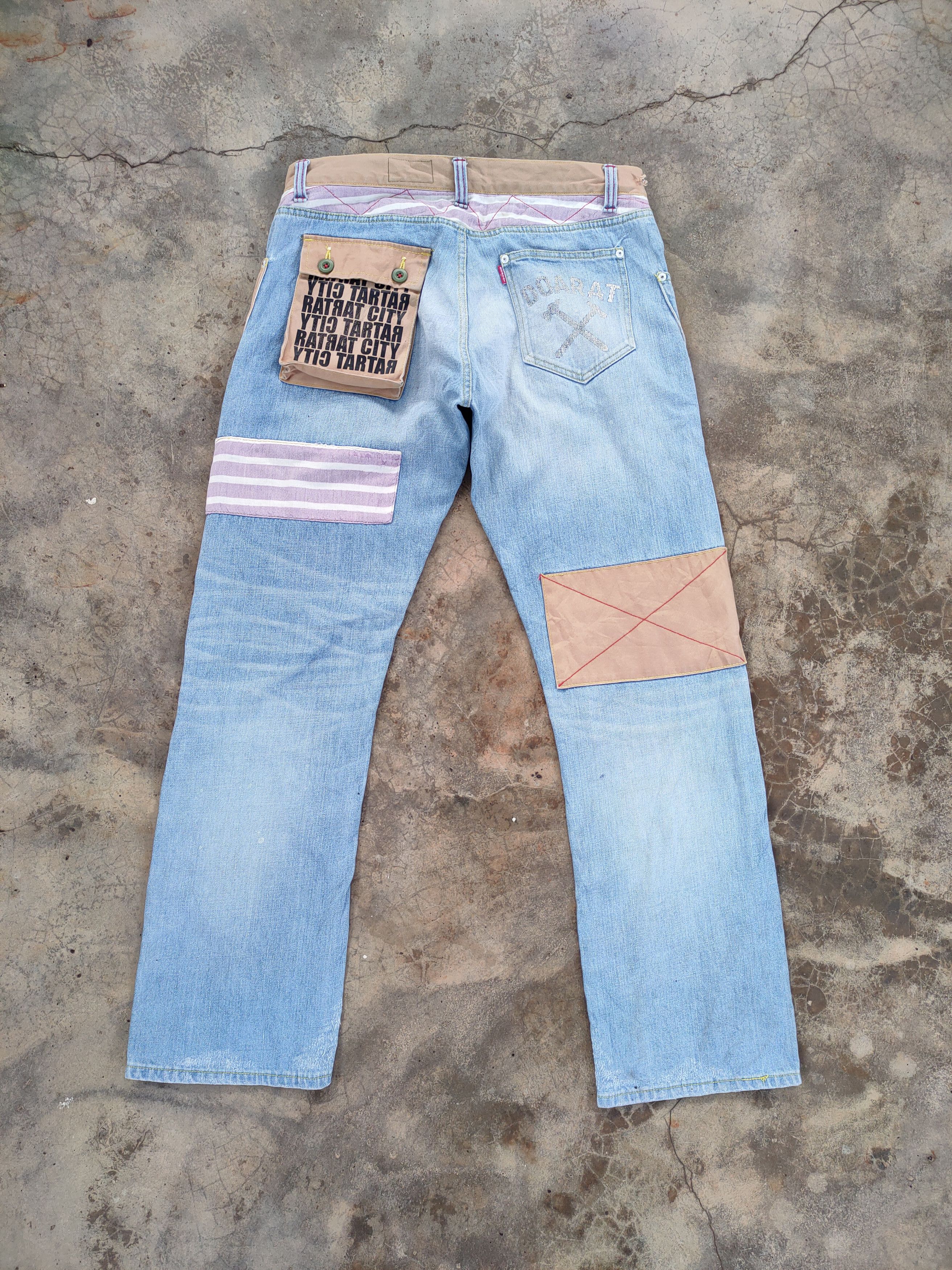Japanese Brand # VINTAGE JAPANESE FADED BLUE JEANS DENIM PANTS Size US 34 / EU 50 - 9 Thumbnail
