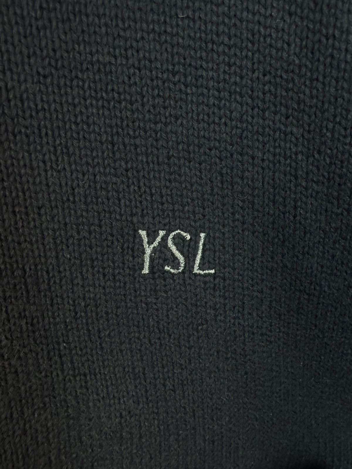 Yves Saint Laurent YSL Sweater Knit Old Money Vintage Yves Saint Laurent Size US XL / EU 56 / 4 - 4 Thumbnail