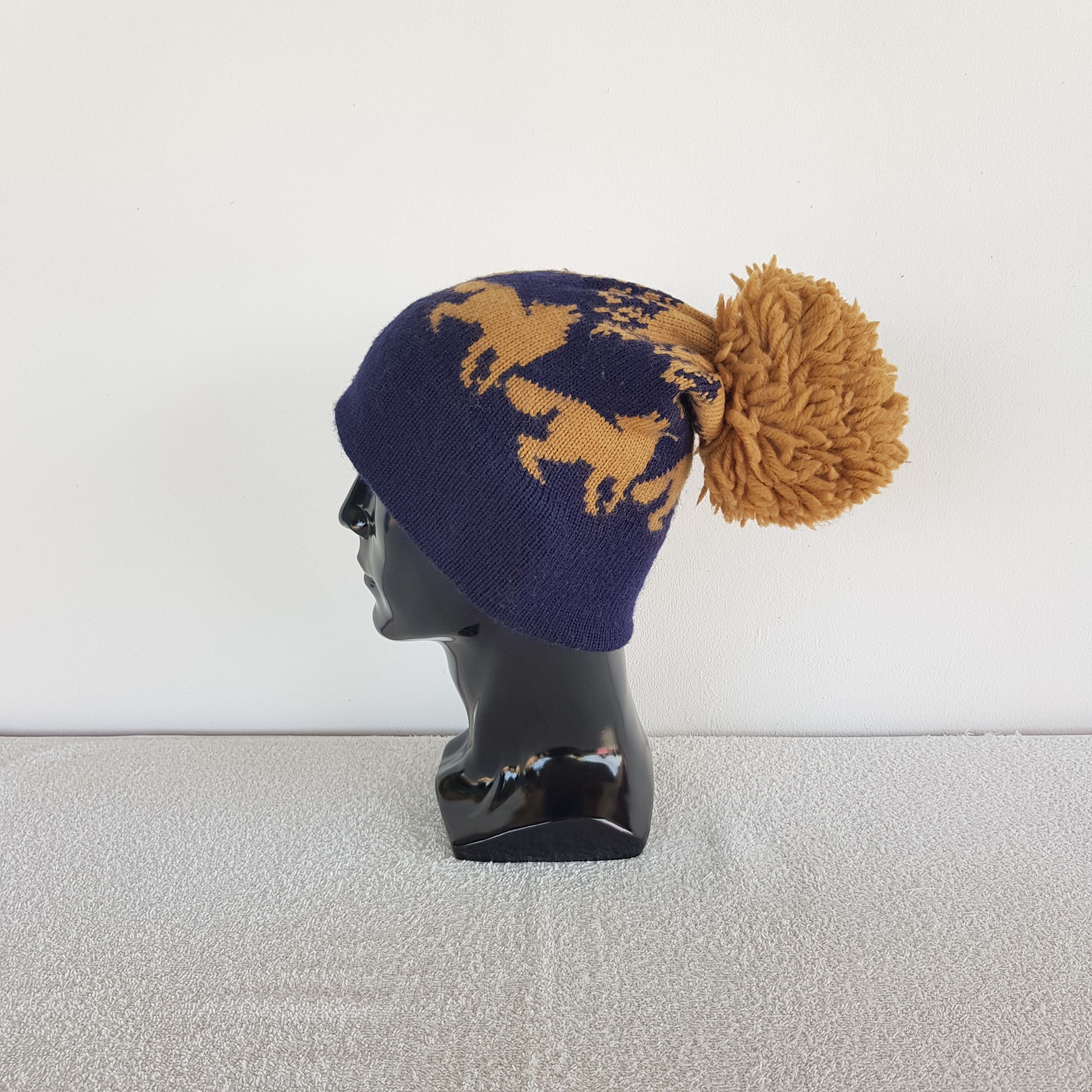 Japanese Brand Vintage 90s The Mountain Beanie Snow Caps Hats Size ONE SIZE - 4 Thumbnail
