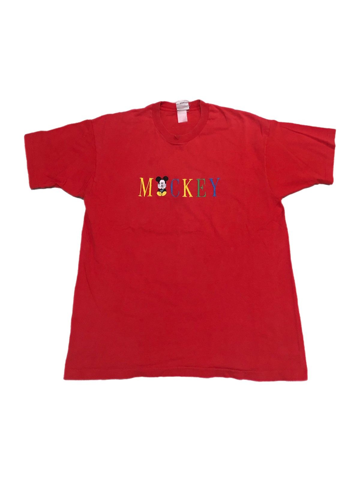 Disney × Mickey & Co. × Vintage Vtg 90s Mickey Spellout Sleep Tee Size ONE SIZE - 1 Thumbnail