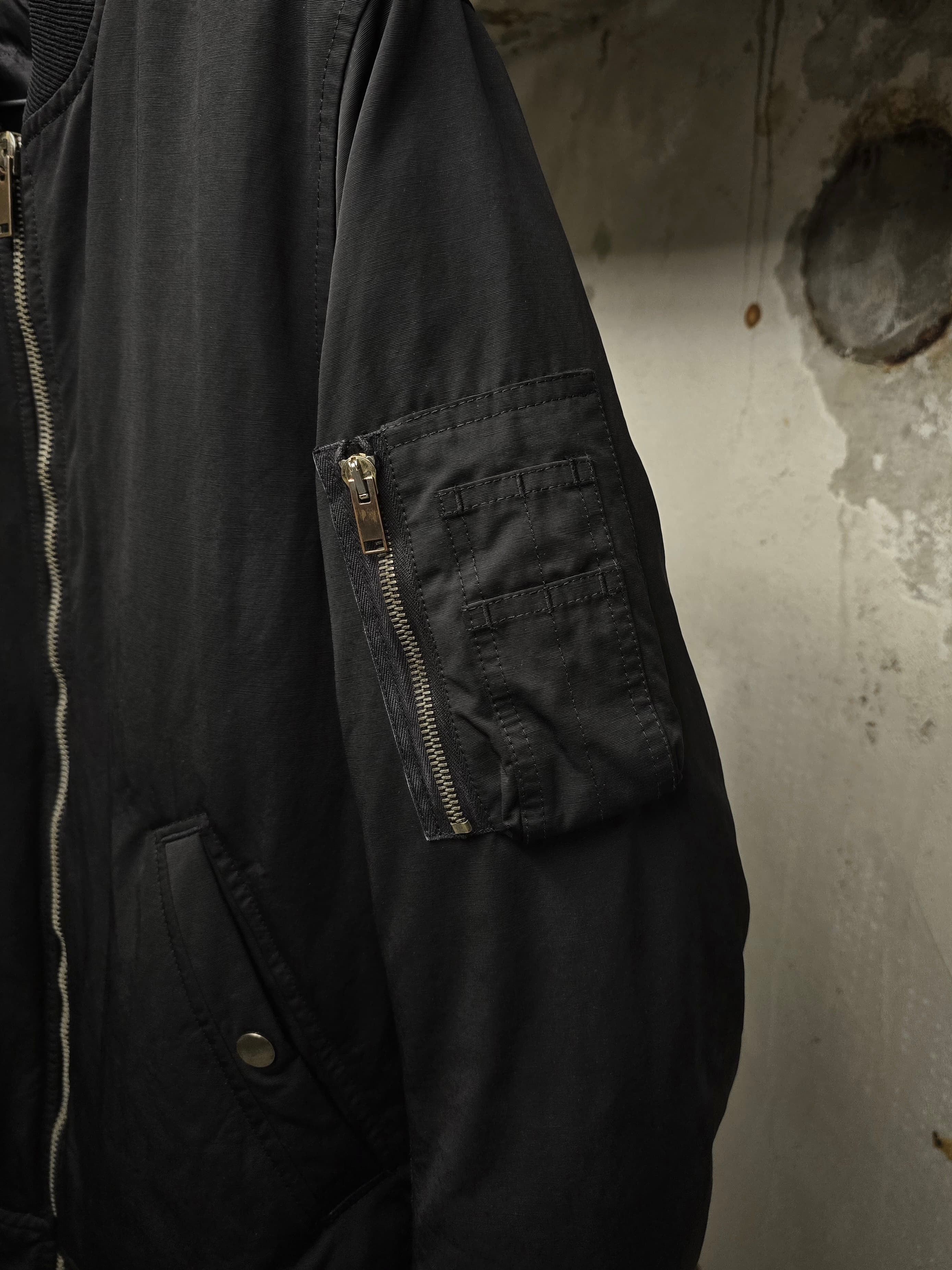 Rick Owens Rick Owens AW13 "PLINTH" Down Filled MA-1 Bomber Jacket Size US M / EU 48-50 / 2 - 2 Thumbnail
