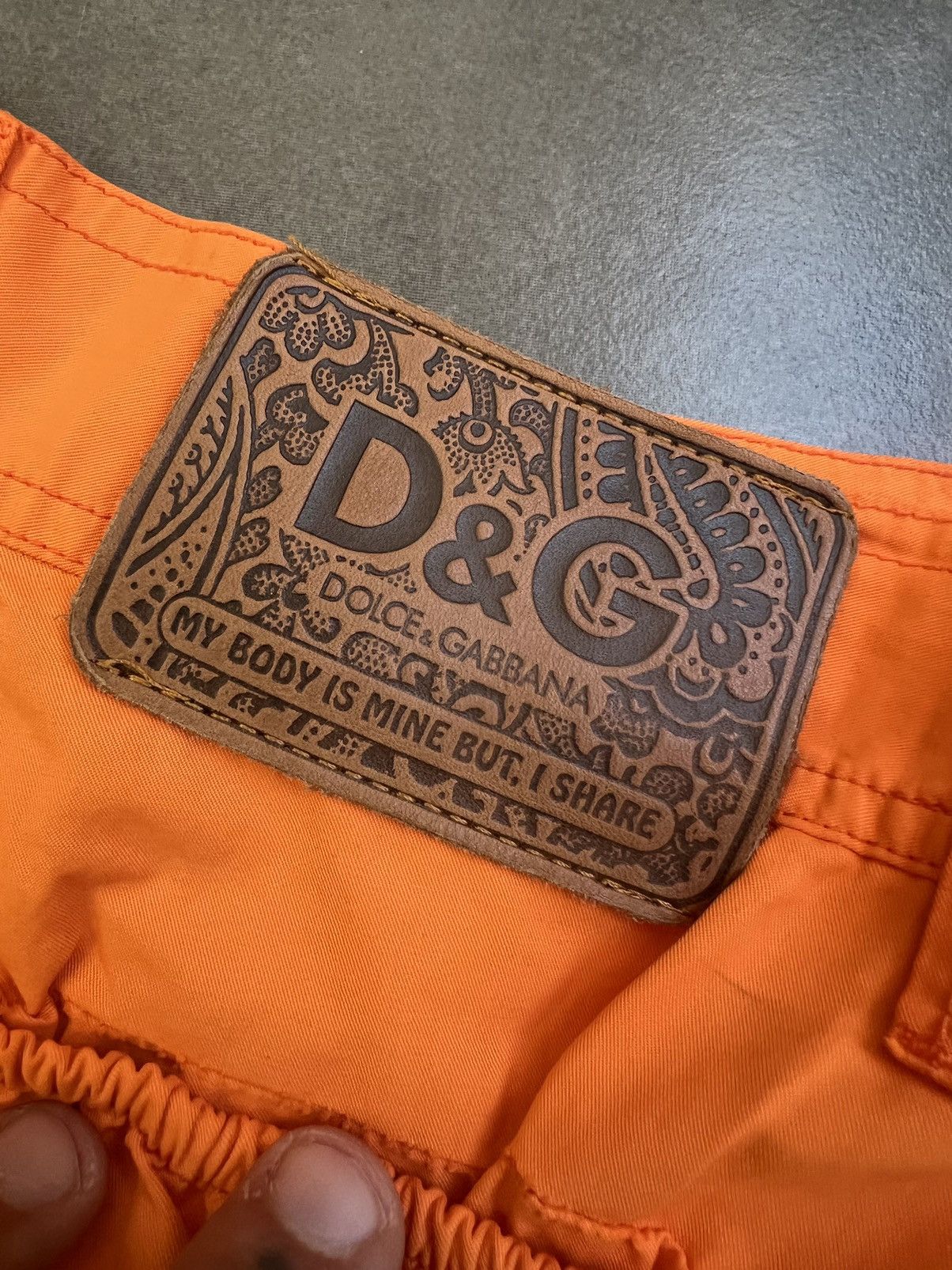 Dolce & Gabbana × Vintage Japan worker style Vintage Dolce Gabbana Capri pants nylon Size 28" / US 6 / IT 42 - 7 Thumbnail