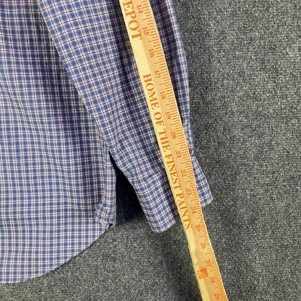 David Donahue David Donahue Shirt Men's M Button Down Plaid Long Sleeve Size US M / EU 48-50 / 2 - 7 Thumbnail