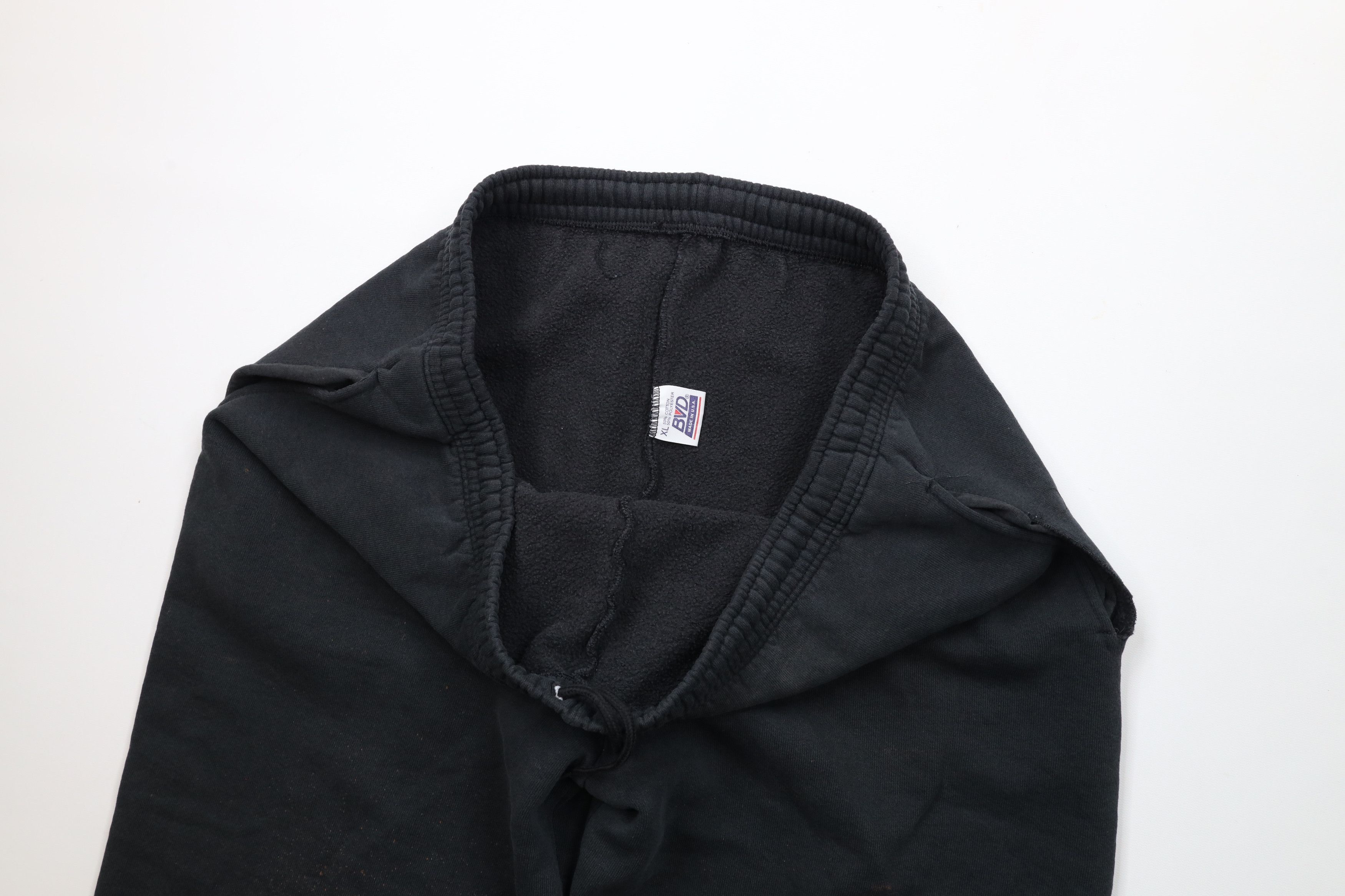 Vintage Vintage 90s Streetwear Blank Sweatpants Joggers Black USA Size US 38 / EU 54 - 10 Thumbnail