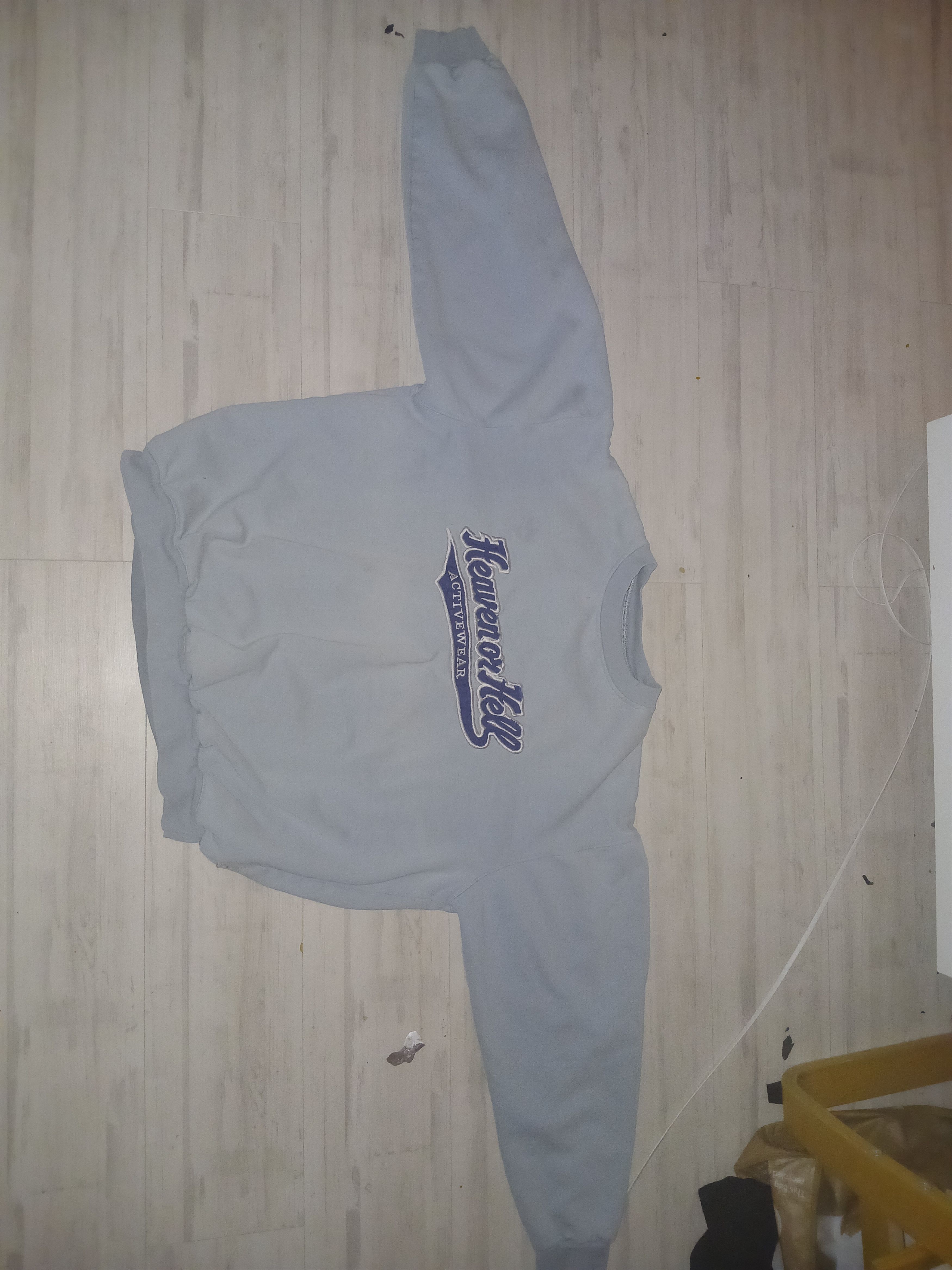 Wu-Tang Clan Heaven or hell vintage babyblue sweater Size US XL / EU 56 / 4 - 1 Thumbnail