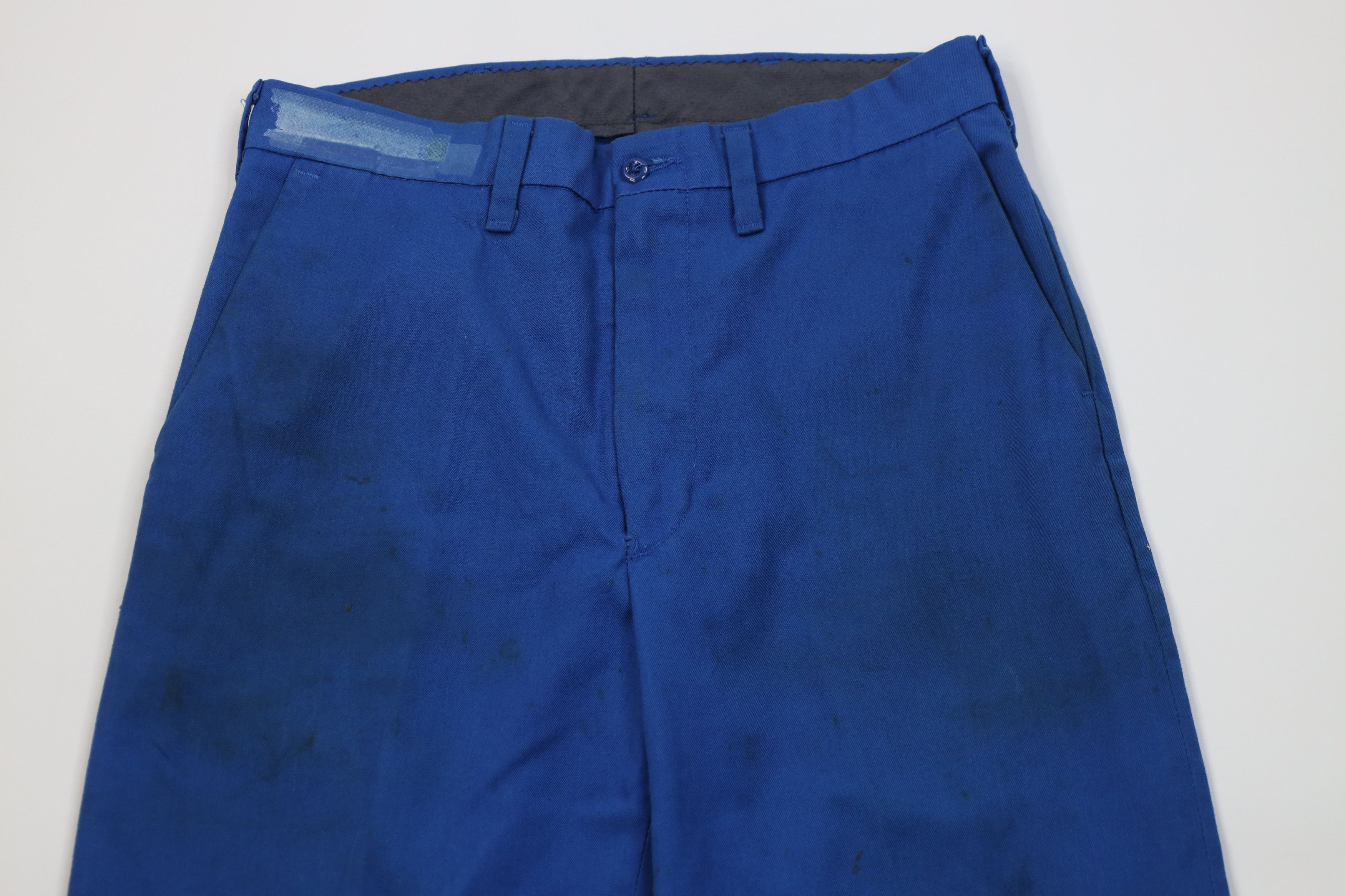 Vintage Vintage 70s 80s Streetwear Workwear Trousers Pants Blue USA Size US 30 / EU 46 - 2 Thumbnail