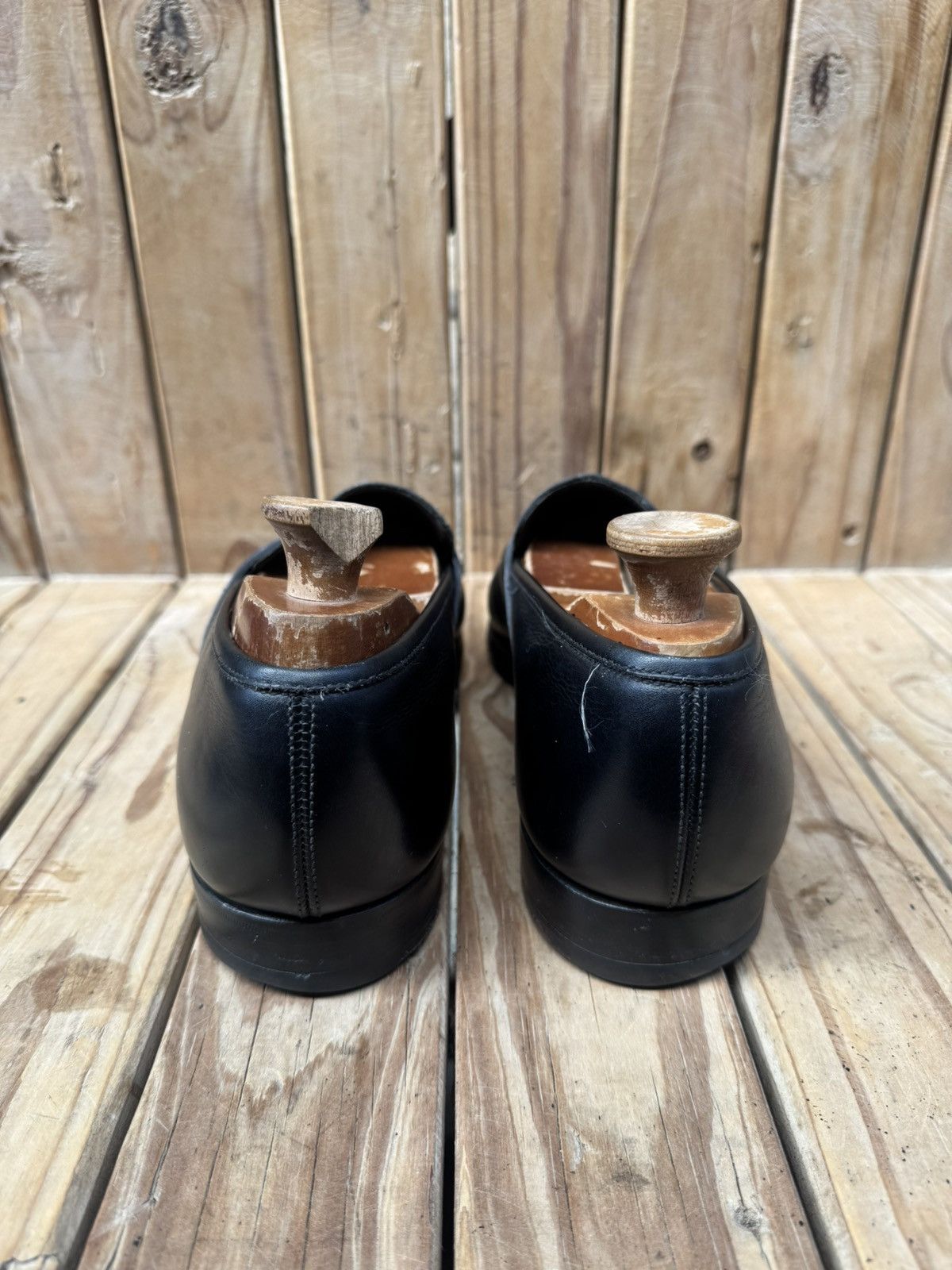 George Cleverley George cleverly black slip on men’s leather loafers US 10 E Size US 10 / EU 43 - 8 Thumbnail