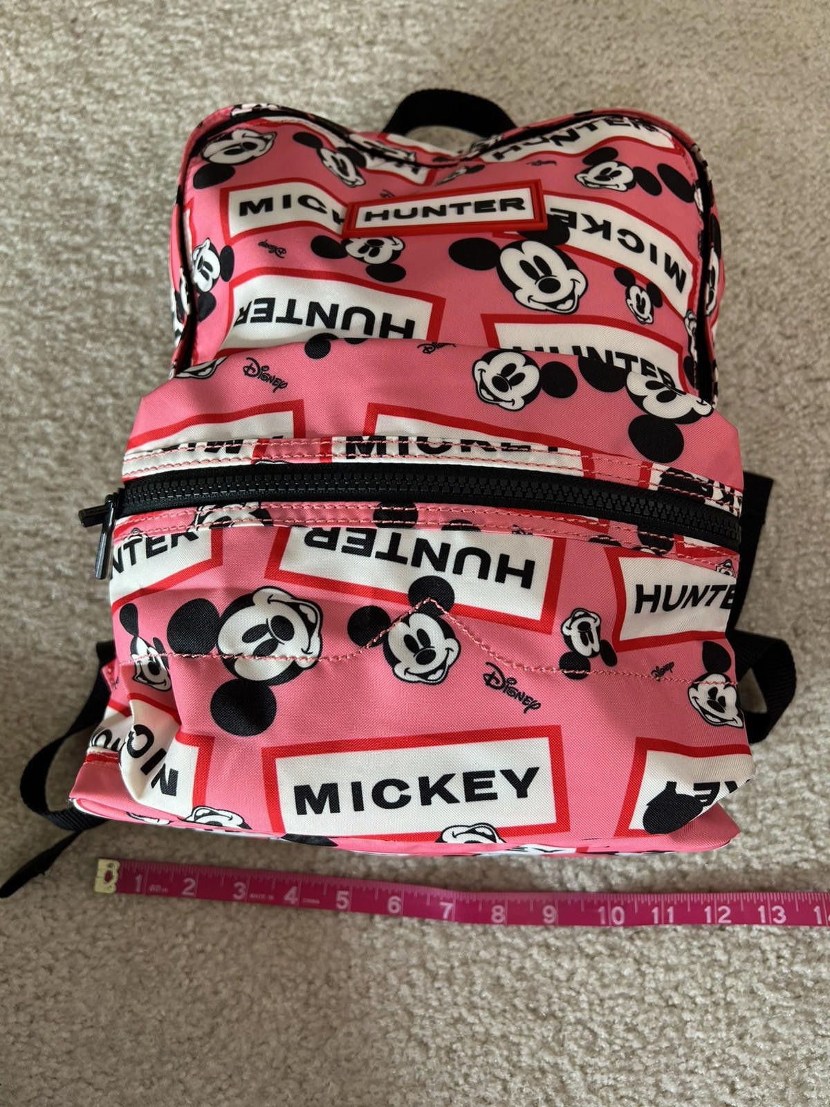 Hunter Hunter x Disney Mickey Mouse small PINK backpack Rare. Size ONE SIZE - 6 Thumbnail