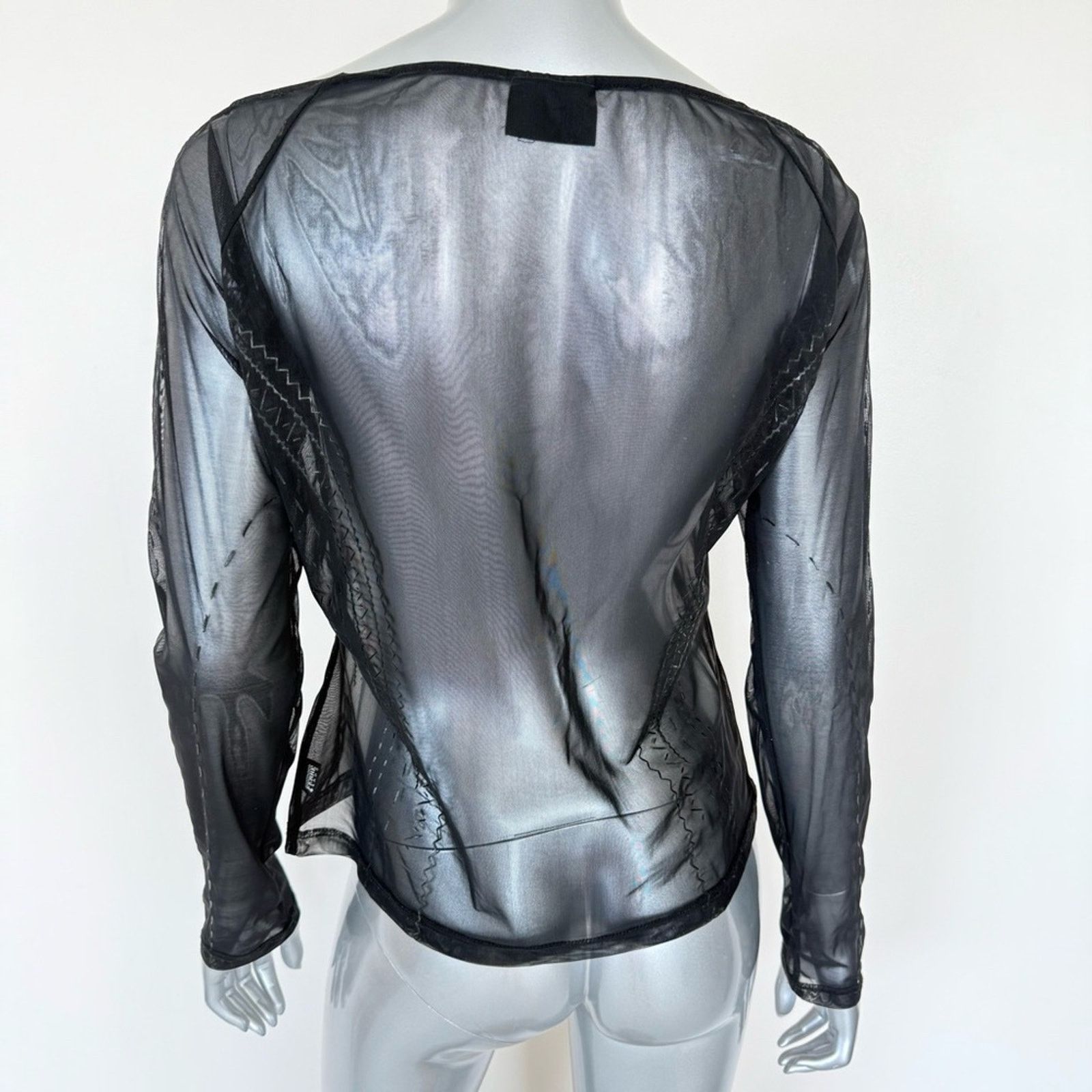 Gianfranco Ferre Gianfranco Ferre Jeans sheer women top size L Authentic Size L / US 10 / IT 46 - 3 Thumbnail