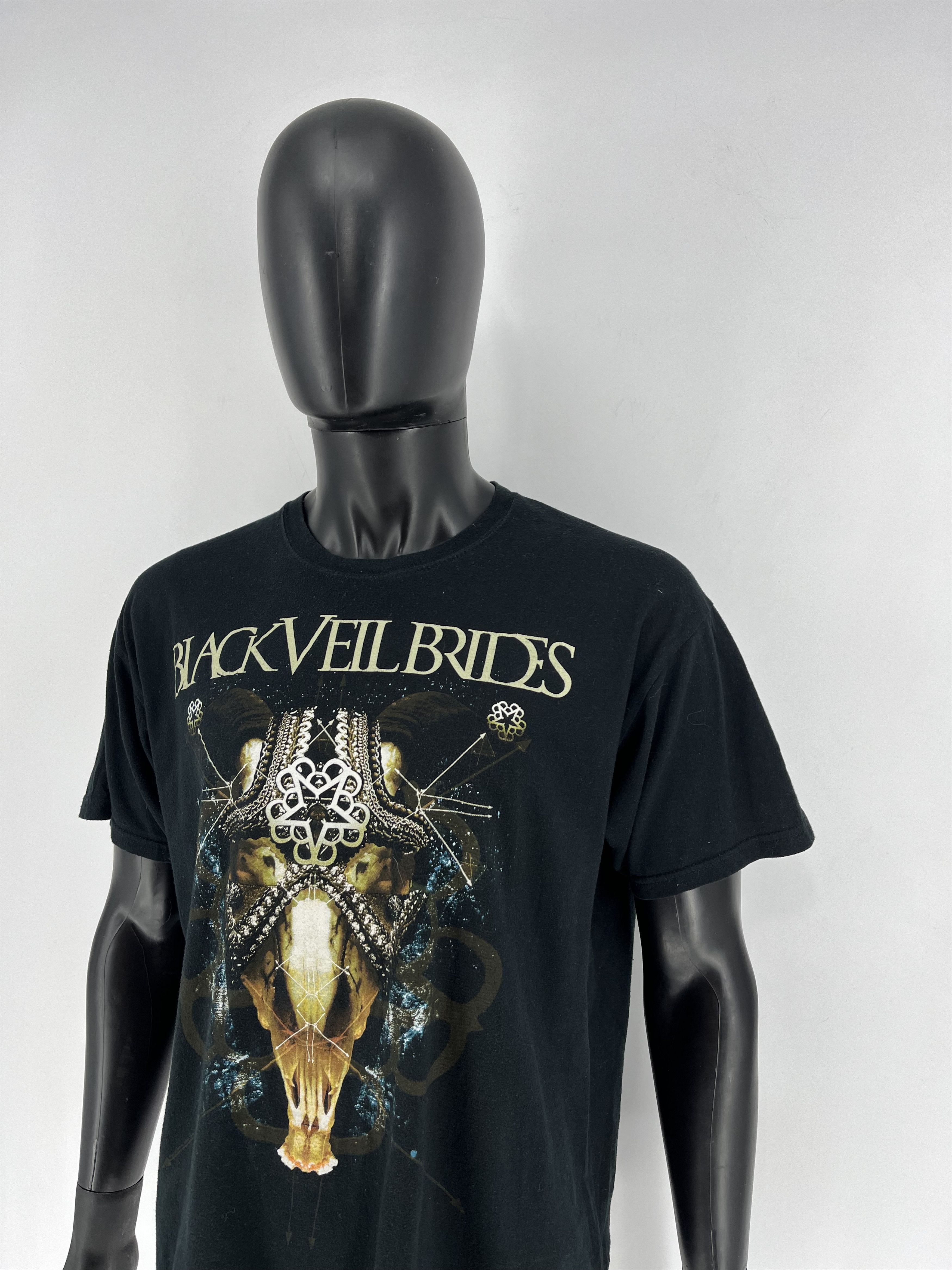 Band Tees × Vintage Vintage Y2K Black Veil Brides Band Tee Shirt Merchandise Size US XL / EU 56 / 4 - 5 Thumbnail