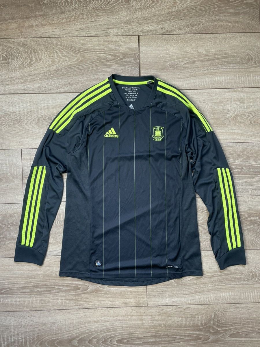 Adidas Brondby IF 2011 Football Shirt Adidas Away Jersey Longsleeve Size US M / EU 48-50 / 2 - 1 Thumbnail