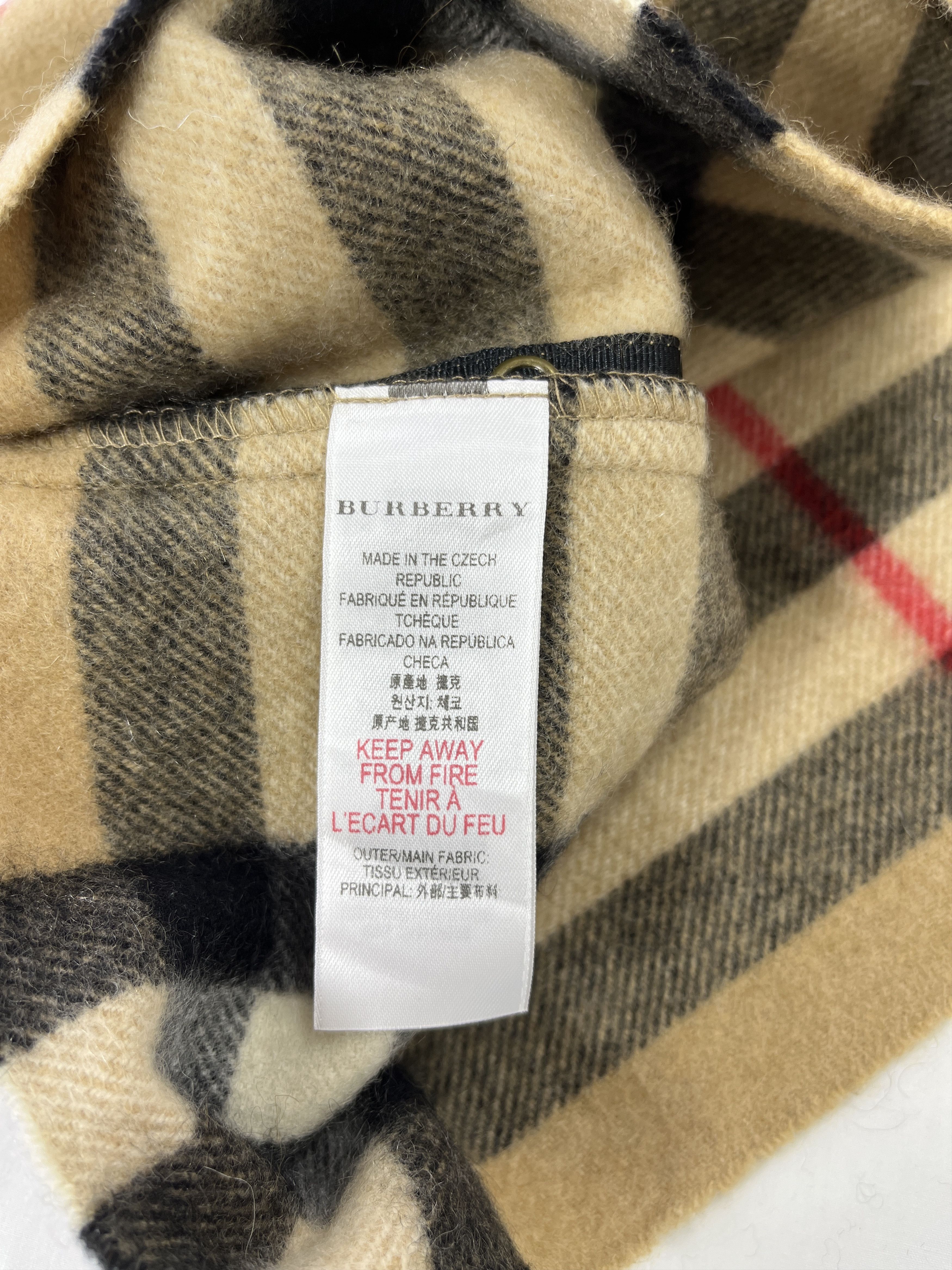 Burberry × Vintage Burberry Cashmere Snood T078 Size ONE SIZE - 6 Thumbnail