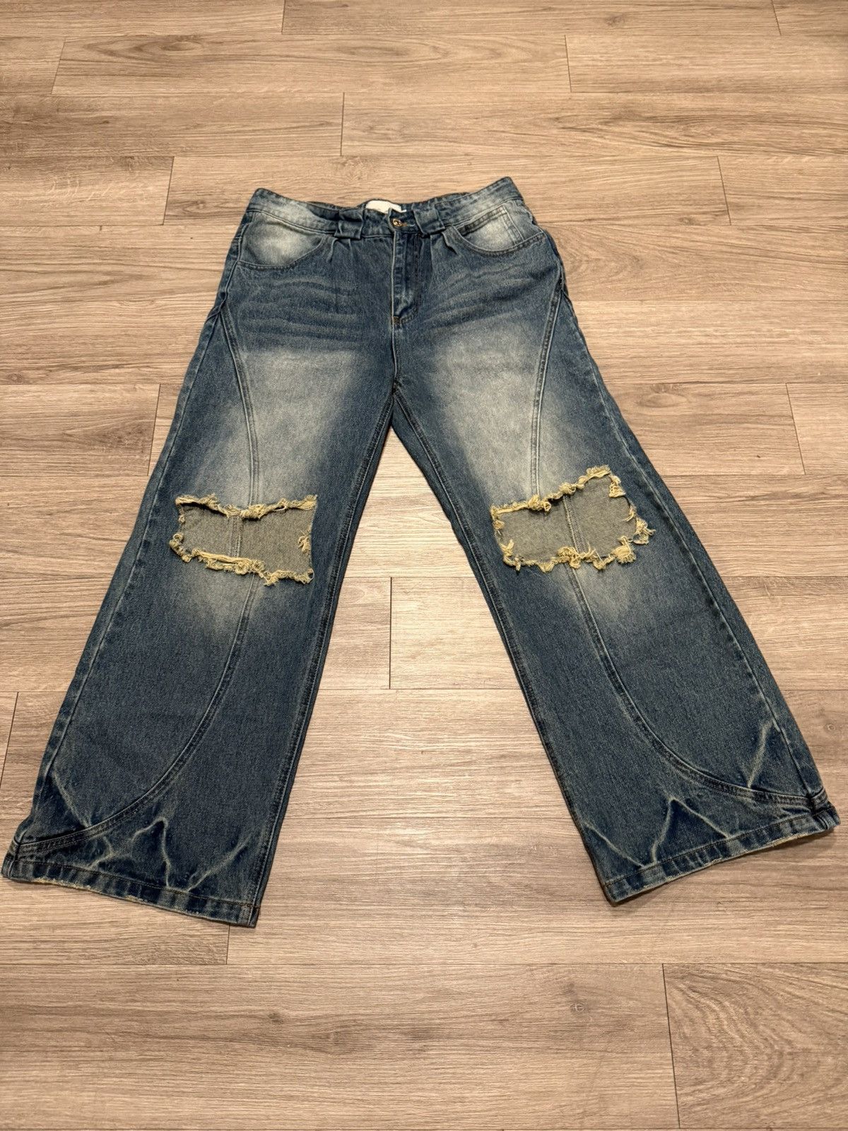Other Neaux Doubt acid wash ripped denim Size US 34 / EU 50 - 12 Thumbnail