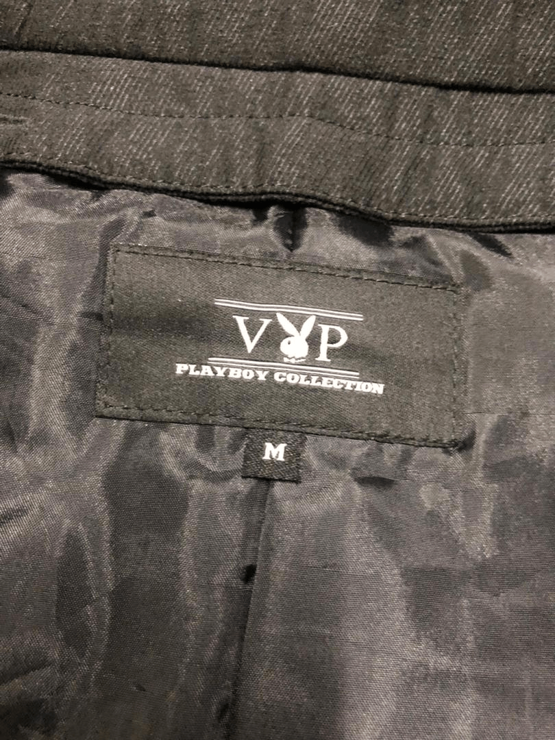 Playboy Coat zipper Button Jacket Multipocket