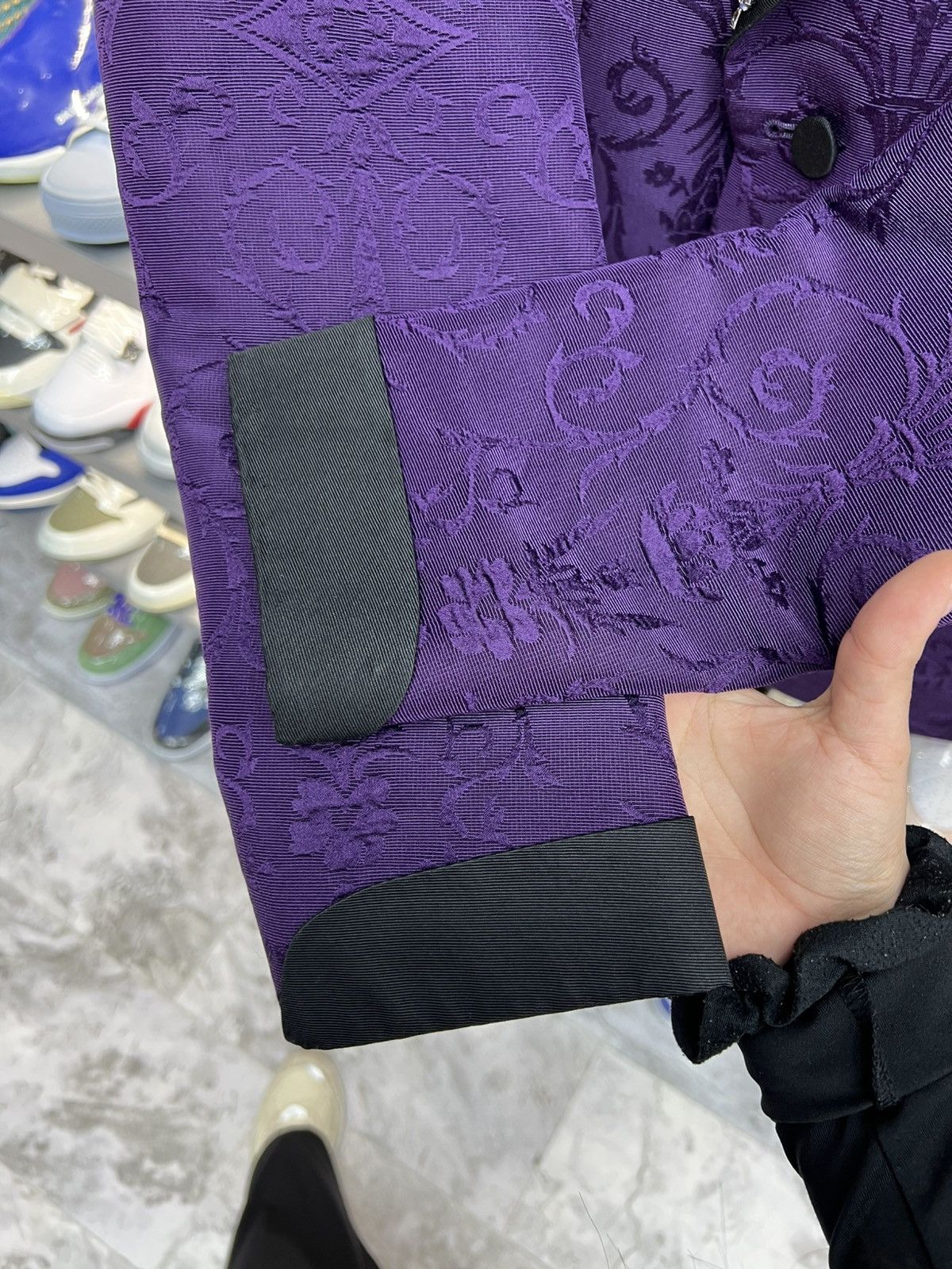 Gucci Gucci Purple Crystal Suit Set Size 34S - 7 Thumbnail