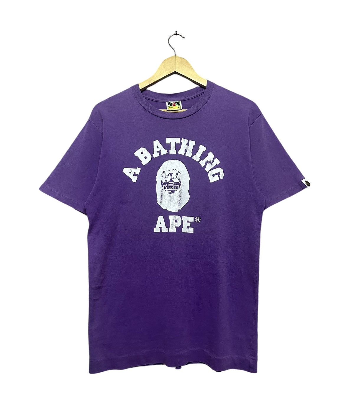 Bape Bape College Logo Big Head Tee Size US M / EU 48-50 / 2 - 1 Thumbnail