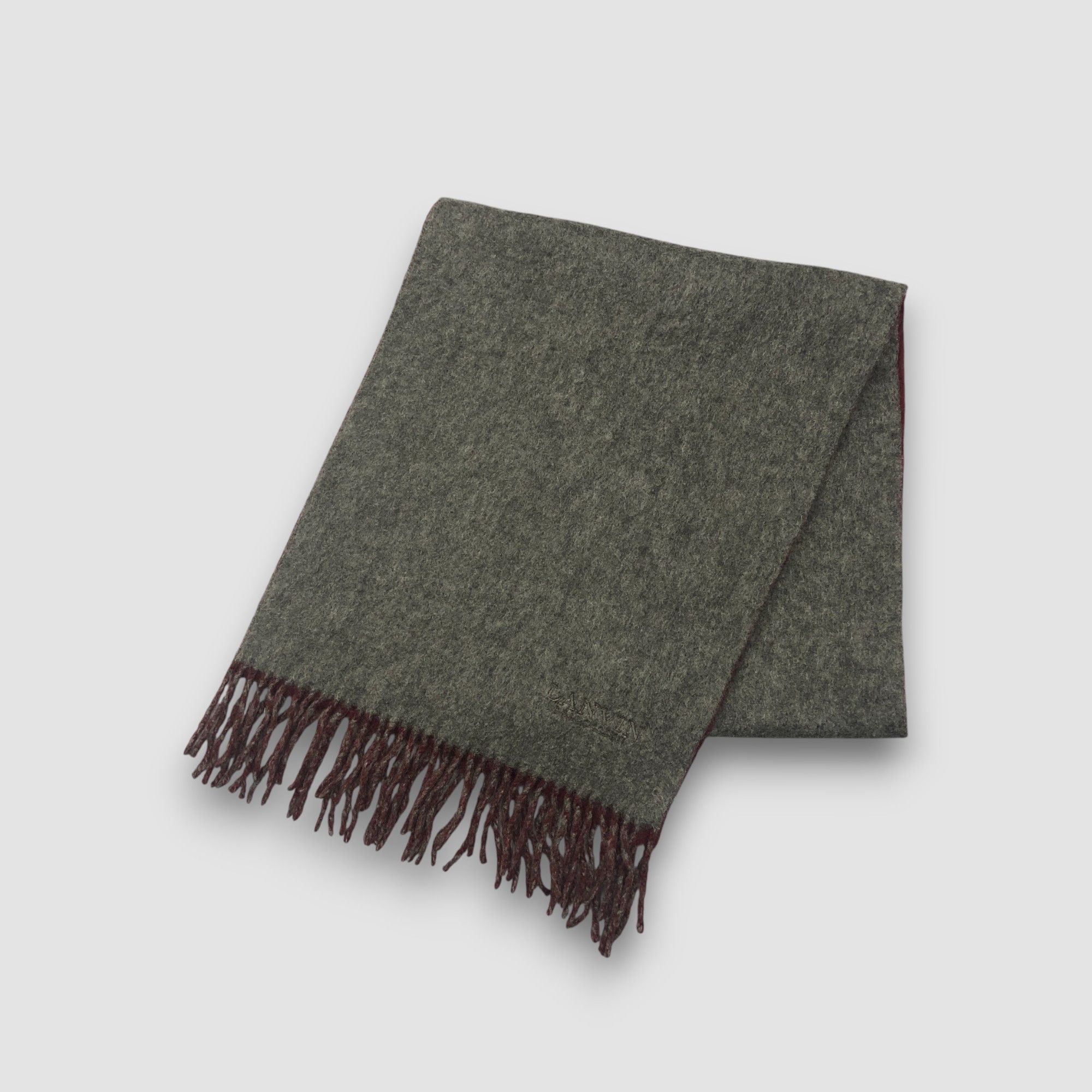 Lanvin Vintage Lanvin Scarf Muffler Fringe Wool Neckwear Scarves Size ONE SIZE - 4 Thumbnail