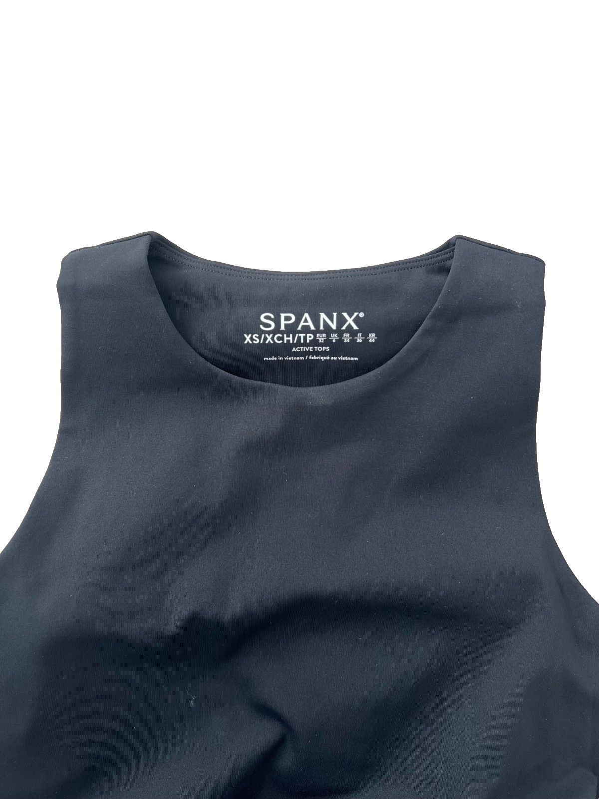Spanx Spanx 50660R Active Peplum Tank Top Black ( XS ) Size XS / US 0-2 / IT 36-38 - 5 Thumbnail