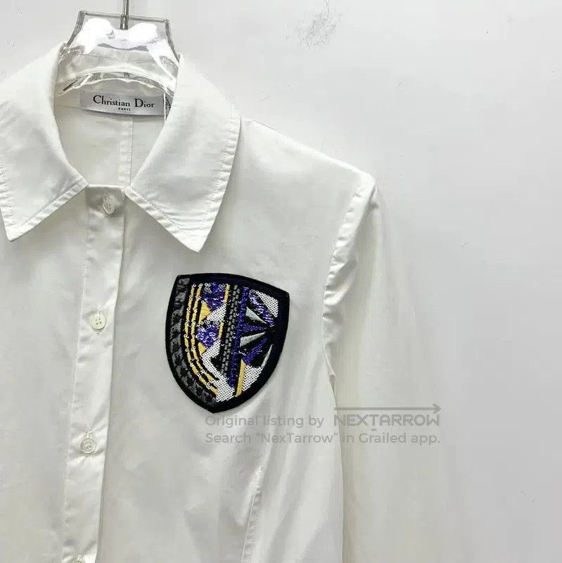 Dior Dior White Cotton Women's Dress . Size XXS / US 00 / IT 34 - 3 Thumbnail