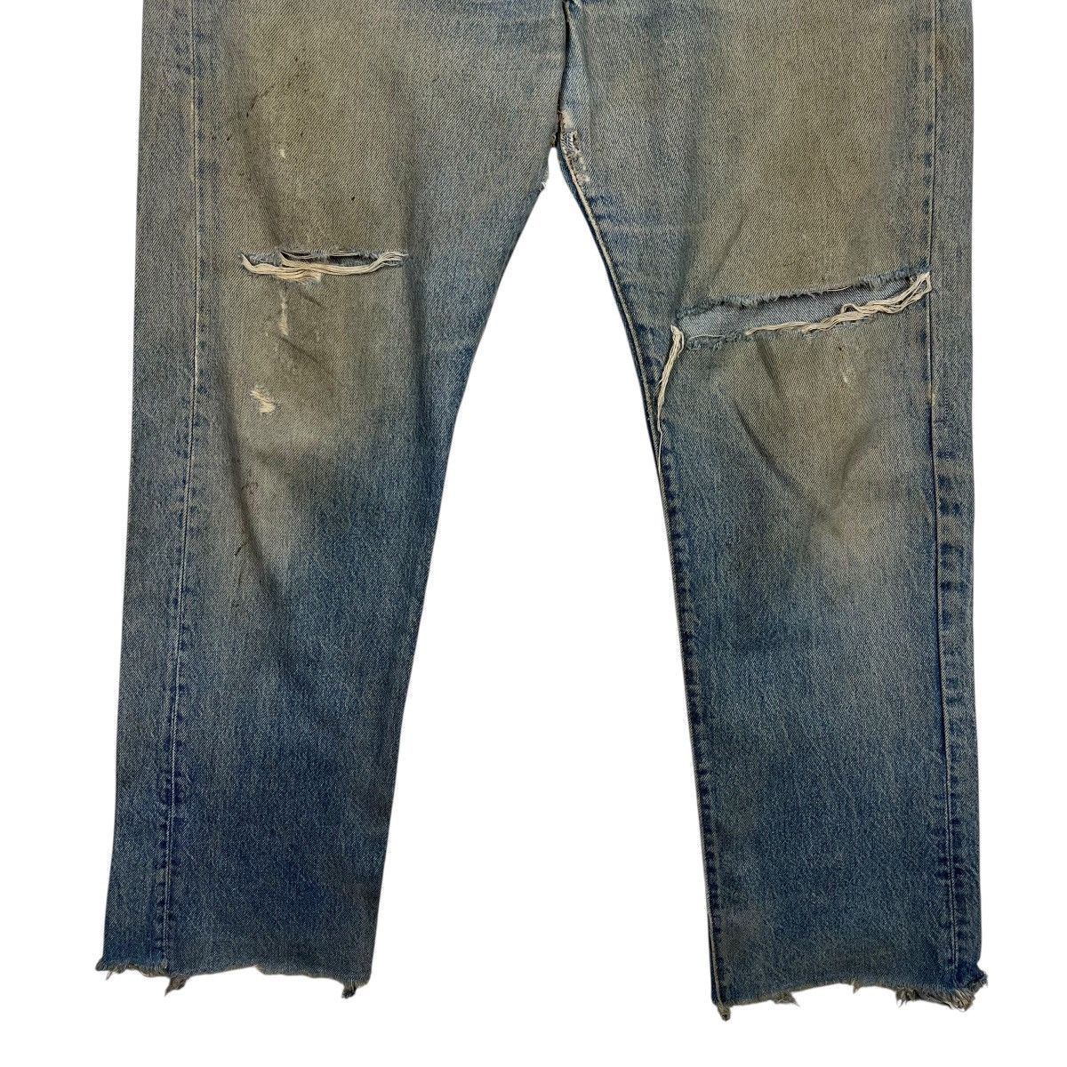 Levi's Vintage 90s Levis Distressed Denim Jeans Size US 32 / EU 48 - 4 Thumbnail
