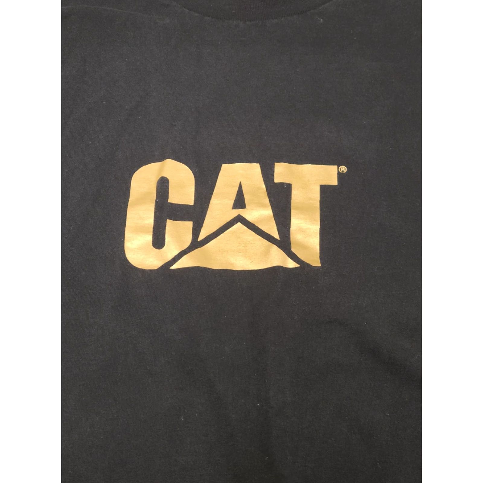 Vintage VINTAGE CAT Caterpillar T Shirt Black 2XL Unisex Adults Size US XXL / EU 58 / 5 - 2 Thumbnail