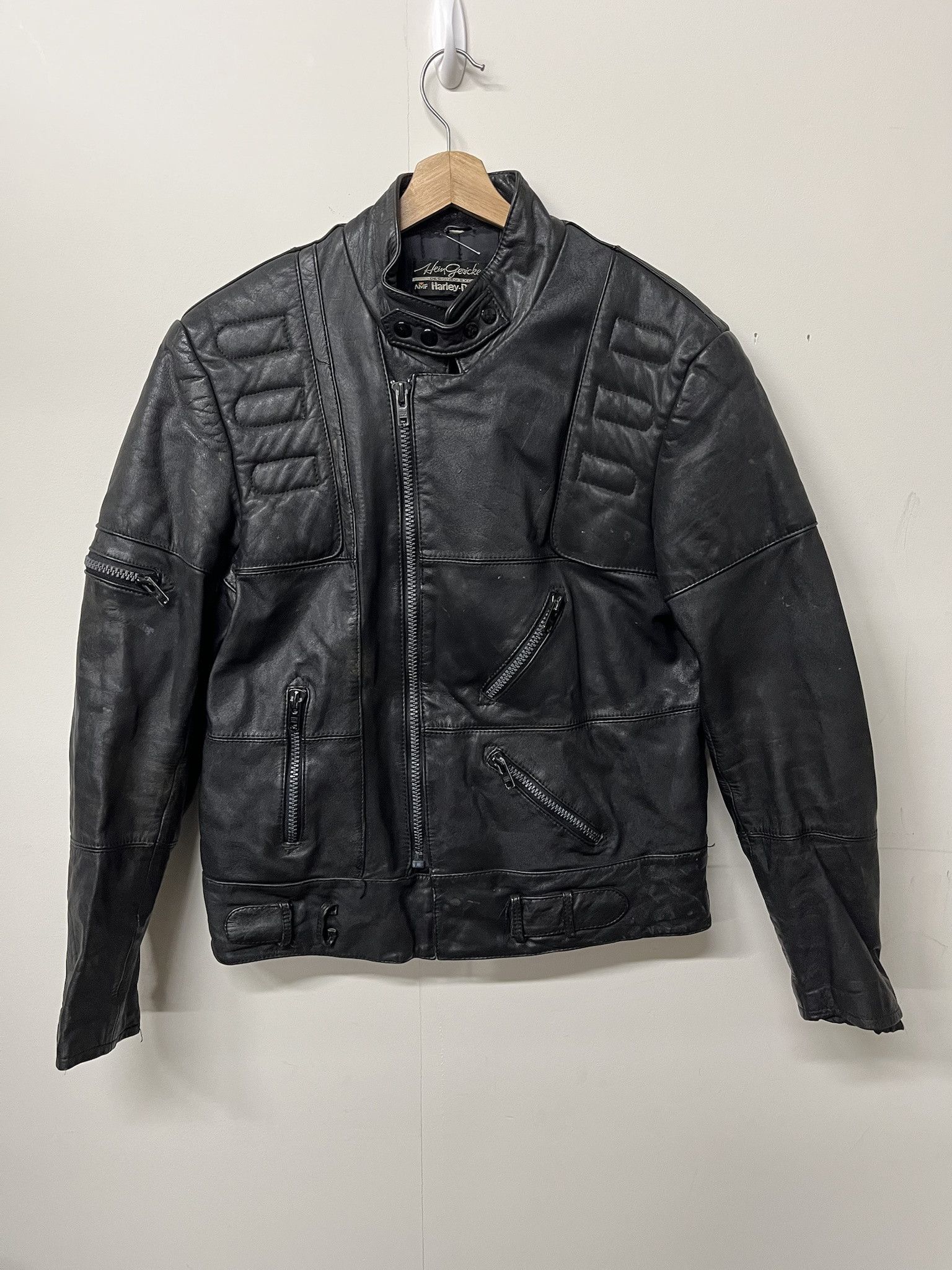Harley Davidson × Hein Gericke × Vintage Vintage 1970s Harley Davidson Hein Gericke Motorcycle Armoured Jacket Size S Size US S / EU 44-46 / 1 - 1 Thumbnail