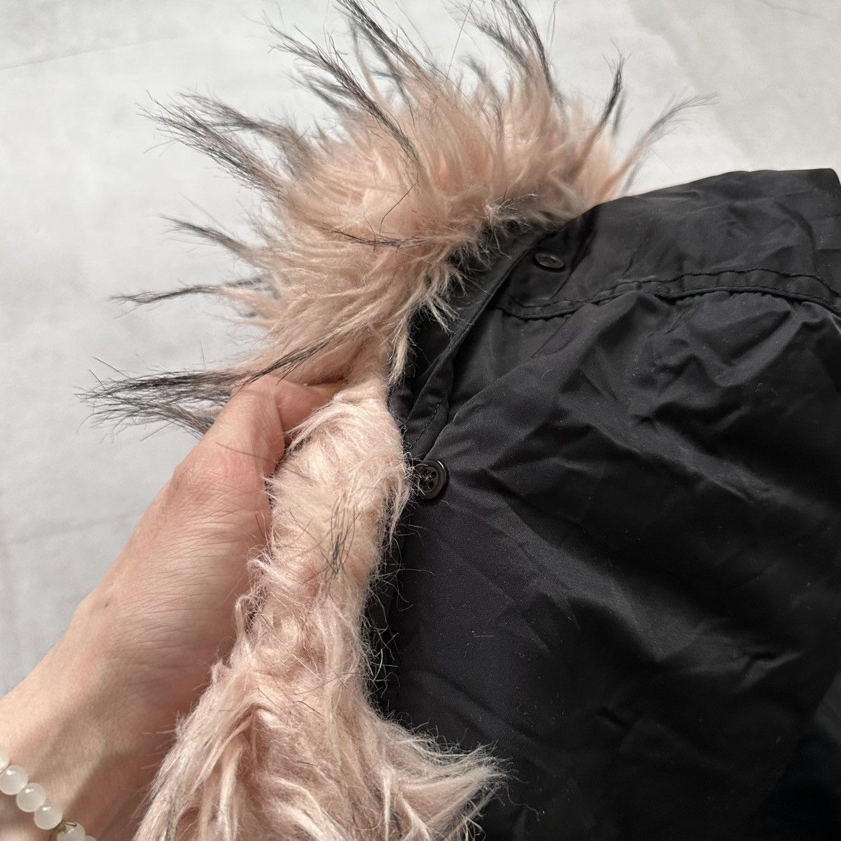 Hysteric Glamour × Undercover Punk Crop Bomber Jacket Fur LGB If Six Was Nine Vibe Size M / US 6-8 / IT 42-44 - 18 Thumbnail