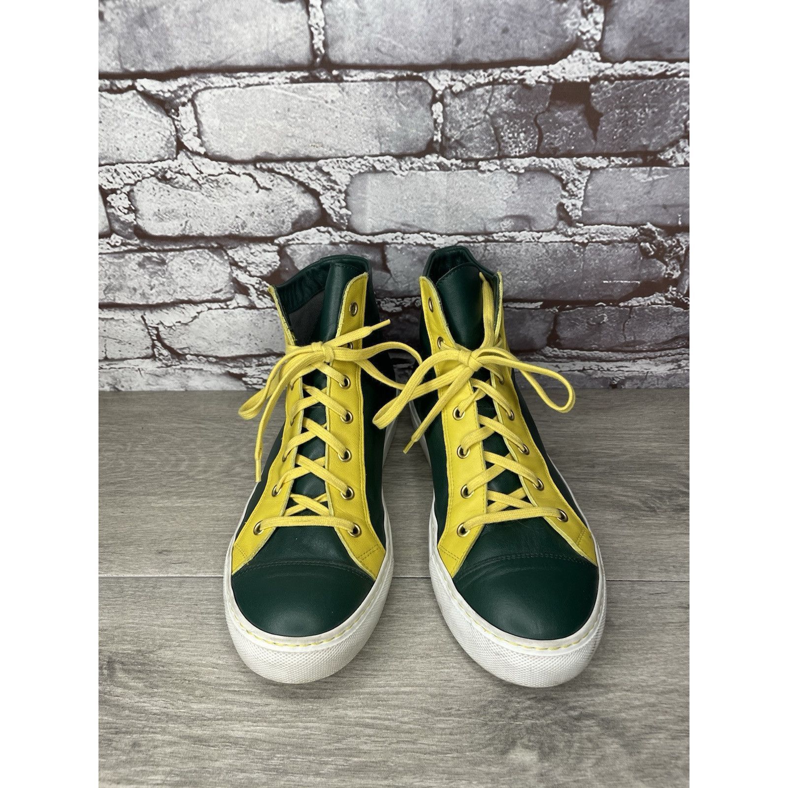 Renzo Cardoni RENZO DERBY Elijah John Yarra (PH) Aevolo Green Leather Yell Size US 10 / IT 40 - 22 Thumbnail