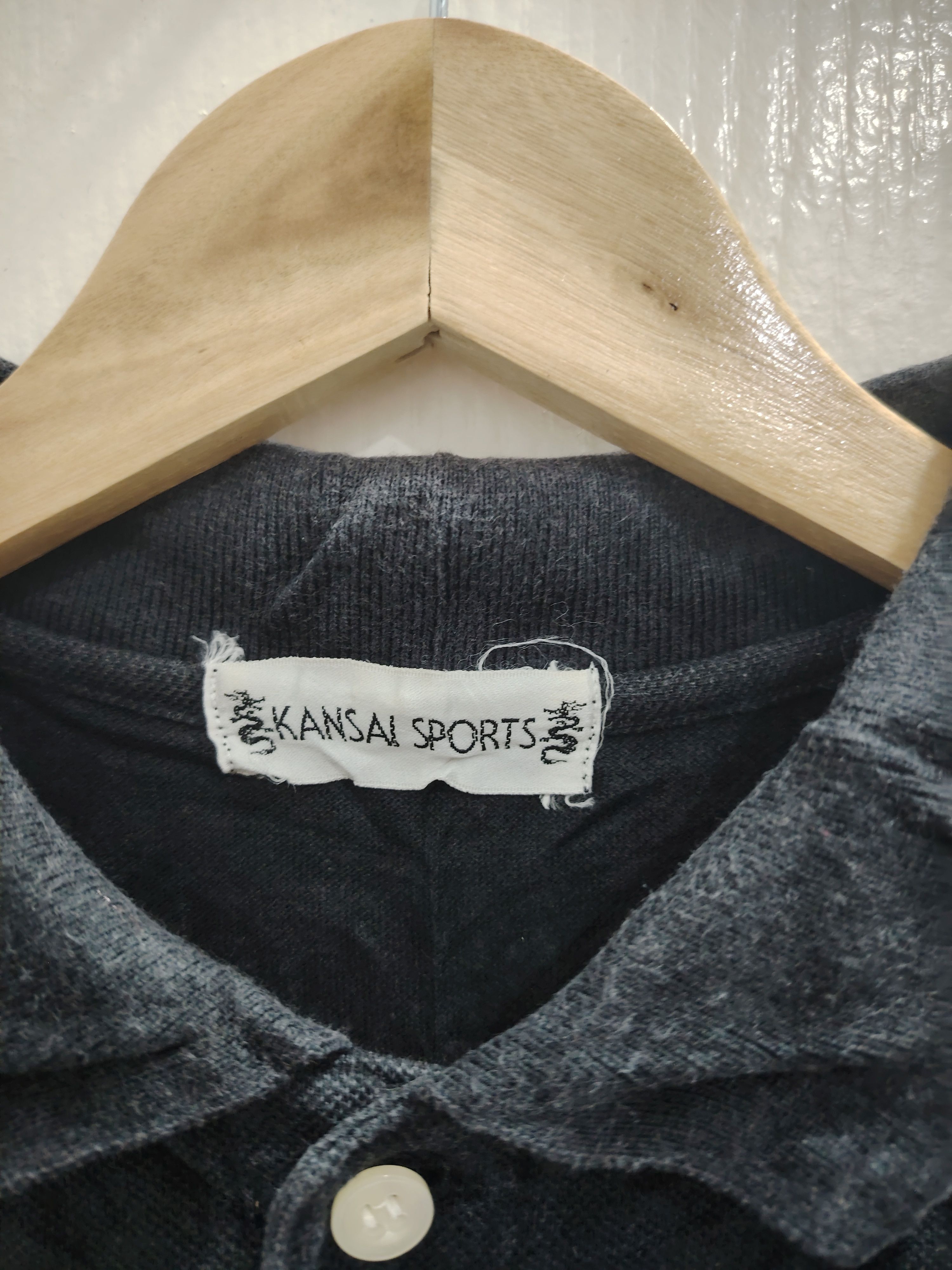 Kansai Yamamoto Vintage Kansai Sports Dragon Emboidered Polos Tee Size US M / EU 48-50 / 2 - 4 Thumbnail