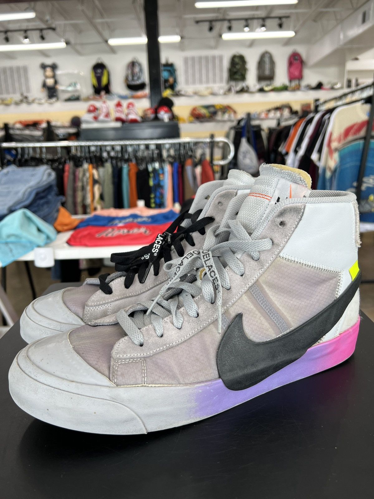 Nike blazer mid off shops white 2018