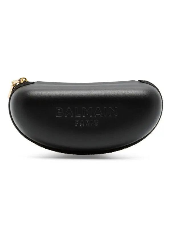 Balmain o1s1wg111225 Size:OS/Rectangular Sunglasses in Black/Blue Size ONE SIZE - 4 Thumbnail