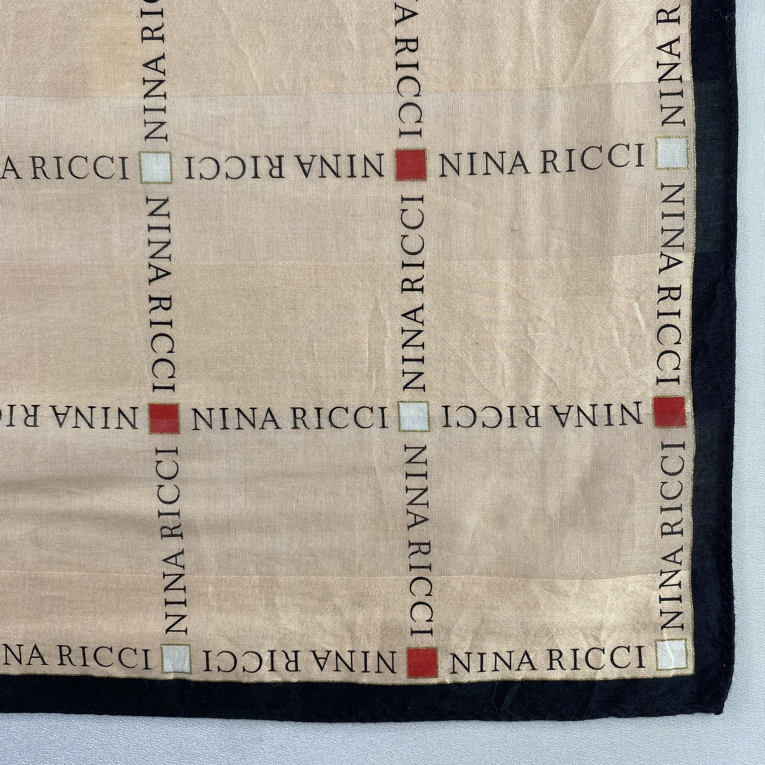 Nina Ricci × Vintage Nina Ricci Handkerchief / Neckerchief / Bandana-P1035 Size ONE SIZE - 3 Thumbnail