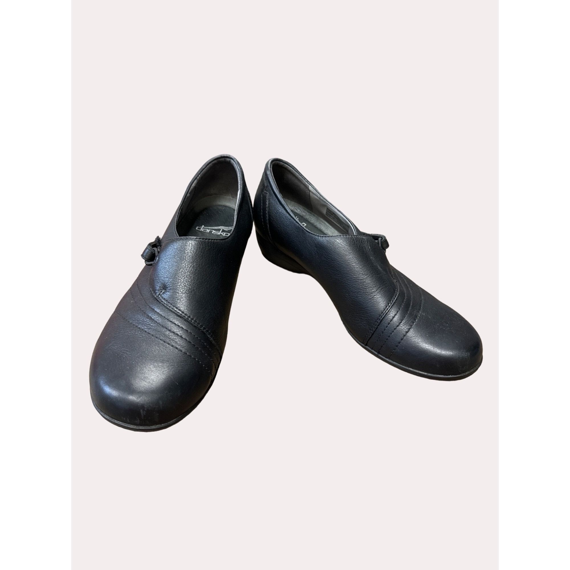 Dansko DANSKO women’s black leather slip on shoe size 8.5 SKU 6180 Size US 8.5 / IT 38.5 - 1 Thumbnail