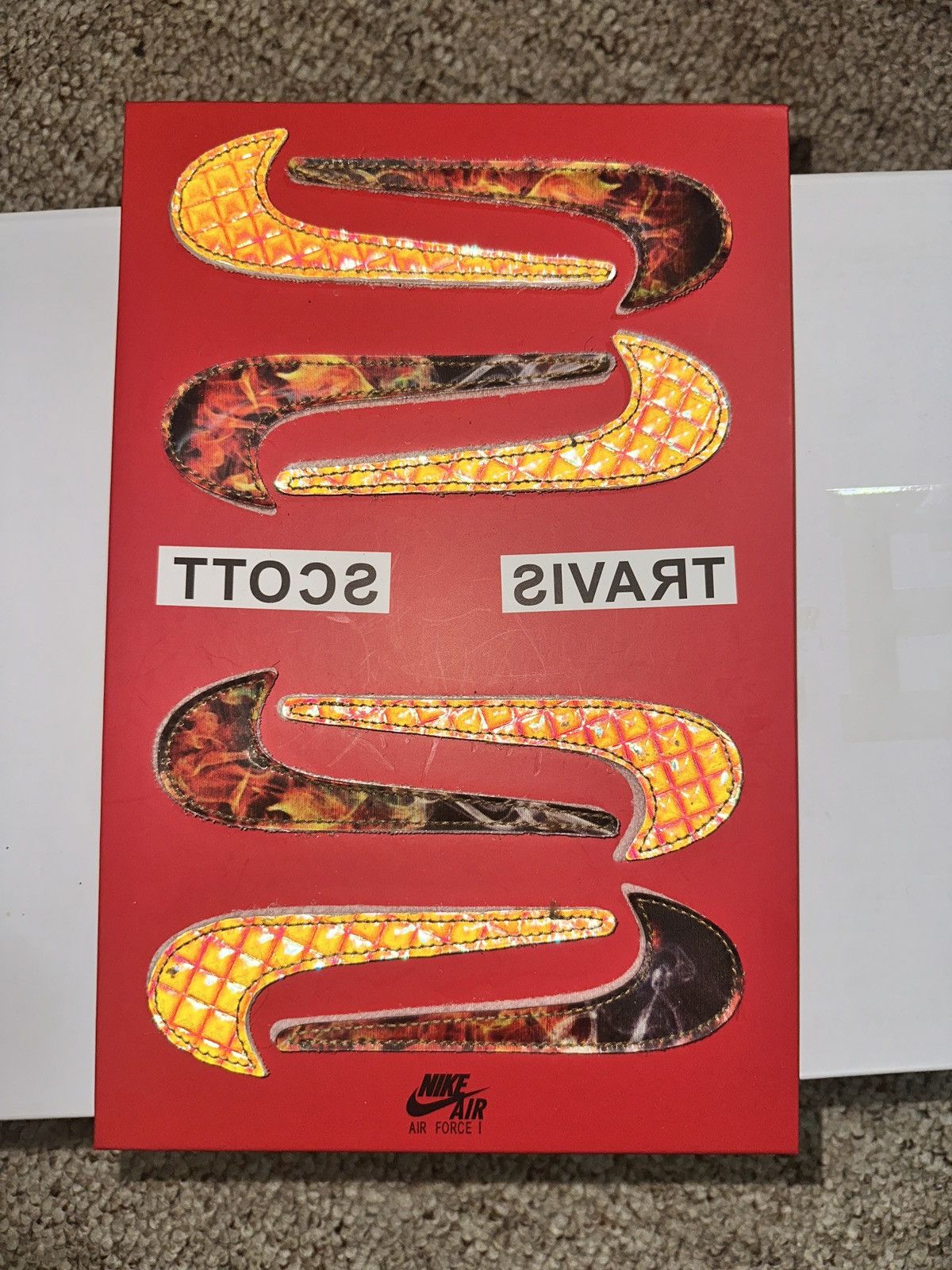 Nike Nike Air Force 1 Low Travis Scott Sail Size 10.5 Size US 10.5 / EU 43-44 - 16 Thumbnail